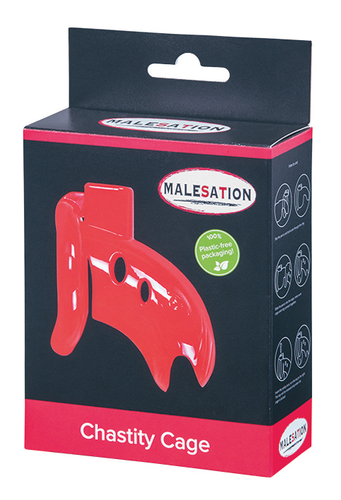 MALESATION Chastity Cage rot*