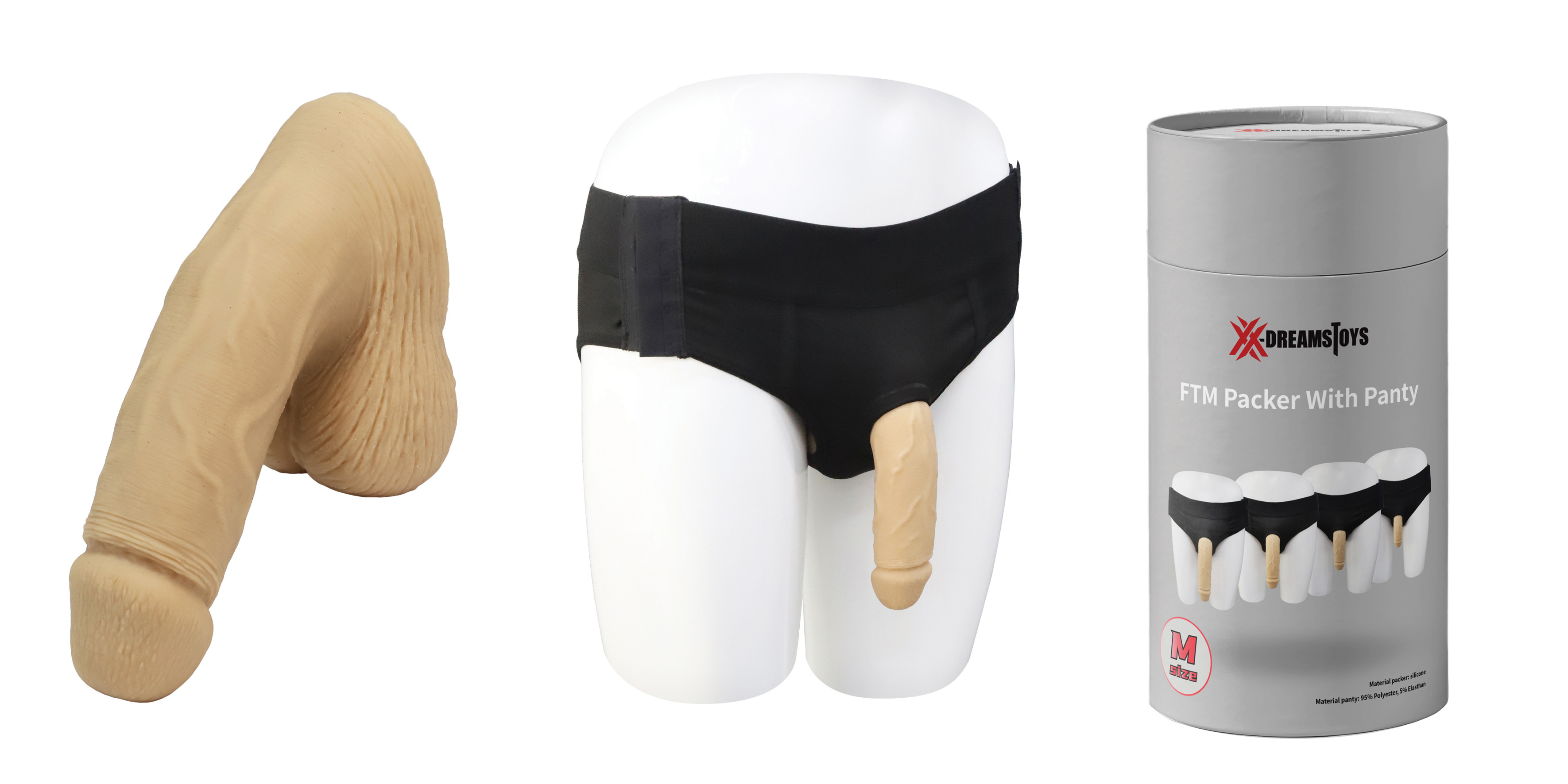 XX-DREAMSTOYS FTM Packer with panty Size M*