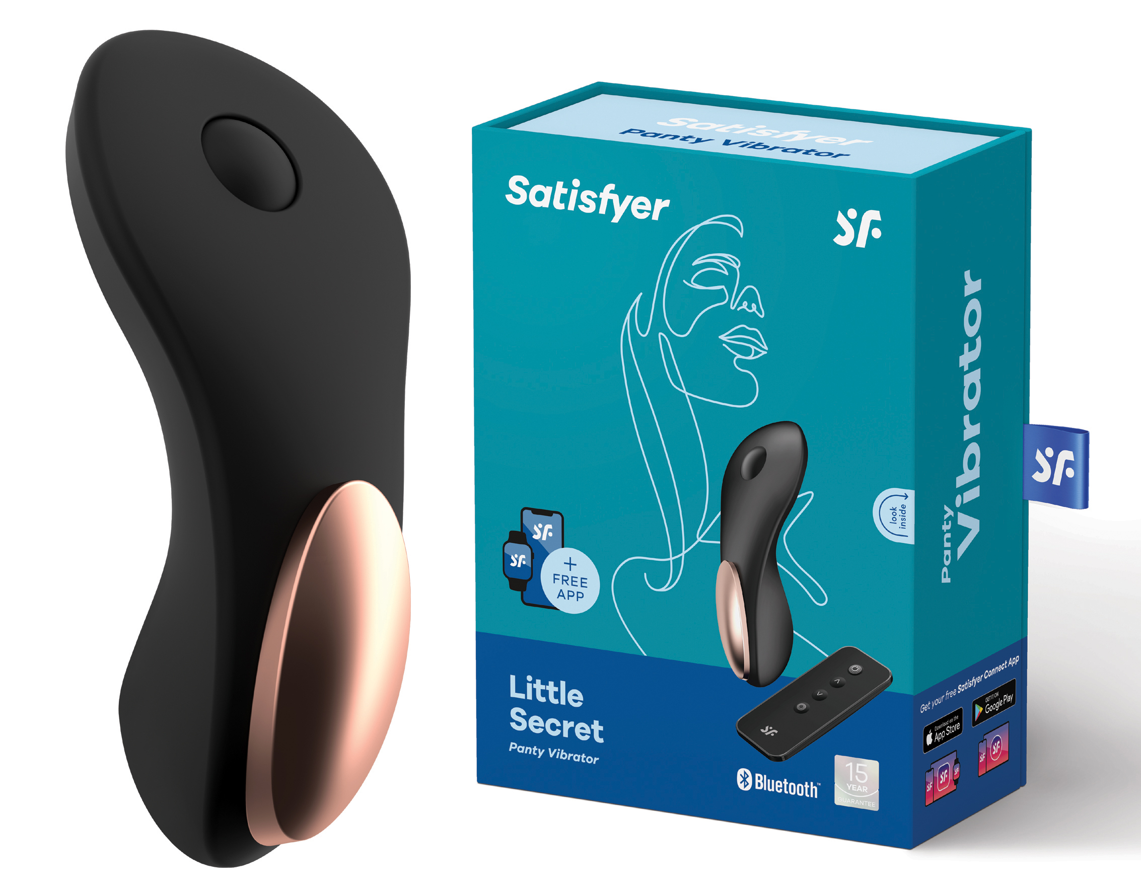 SATISFYER Little Secret Panty Vibrator schwarz