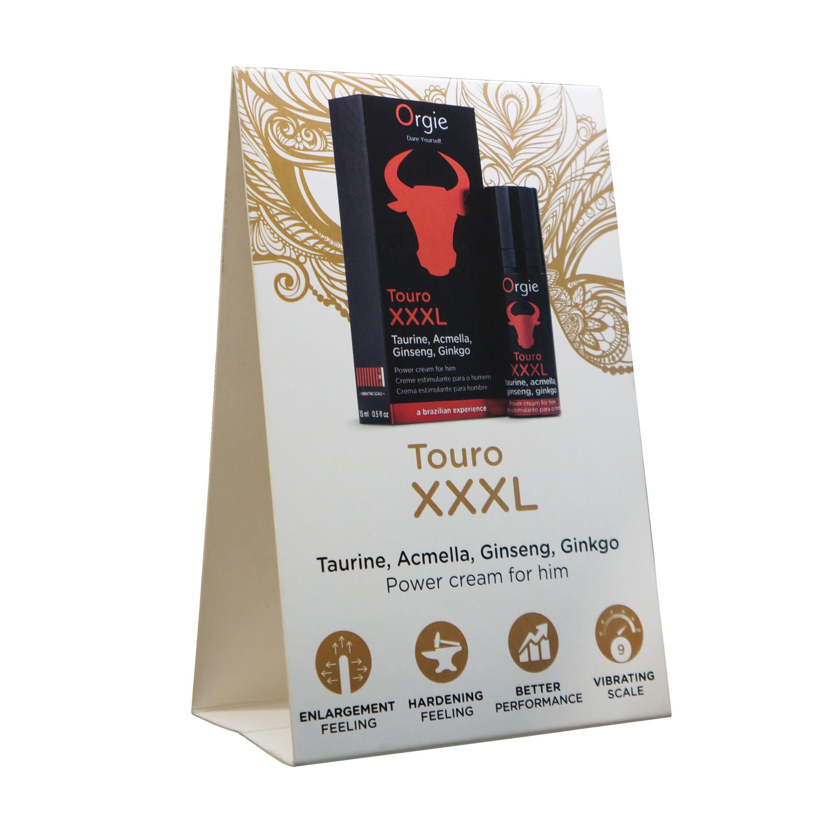 ORGIE Orgasm Drops-Touro XXXL/Counter Display