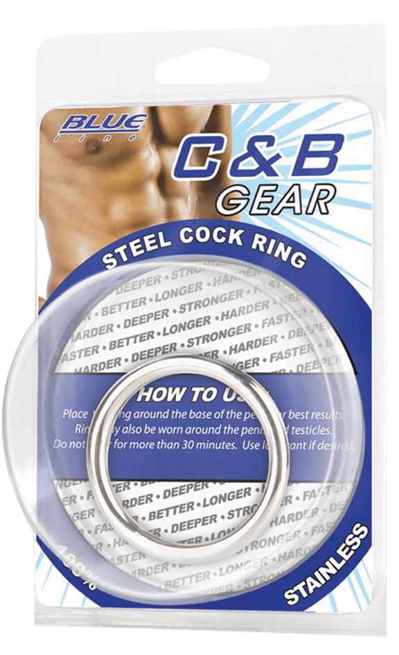 *BLUE LINE C&B GEAR 1,5" Steel Cock Ring