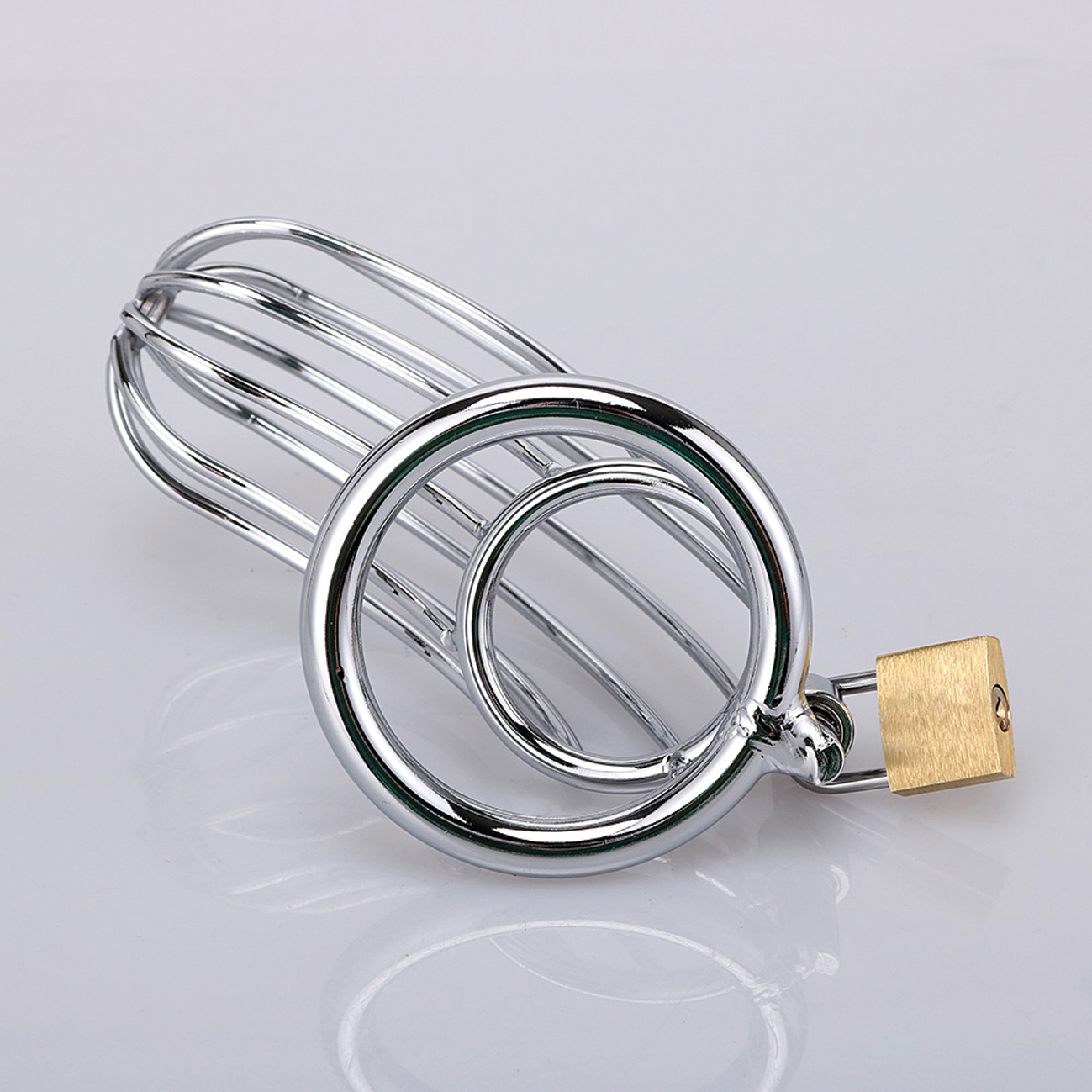 XX-DREAMSTOYS Metal Cock Cage Banana Shape*