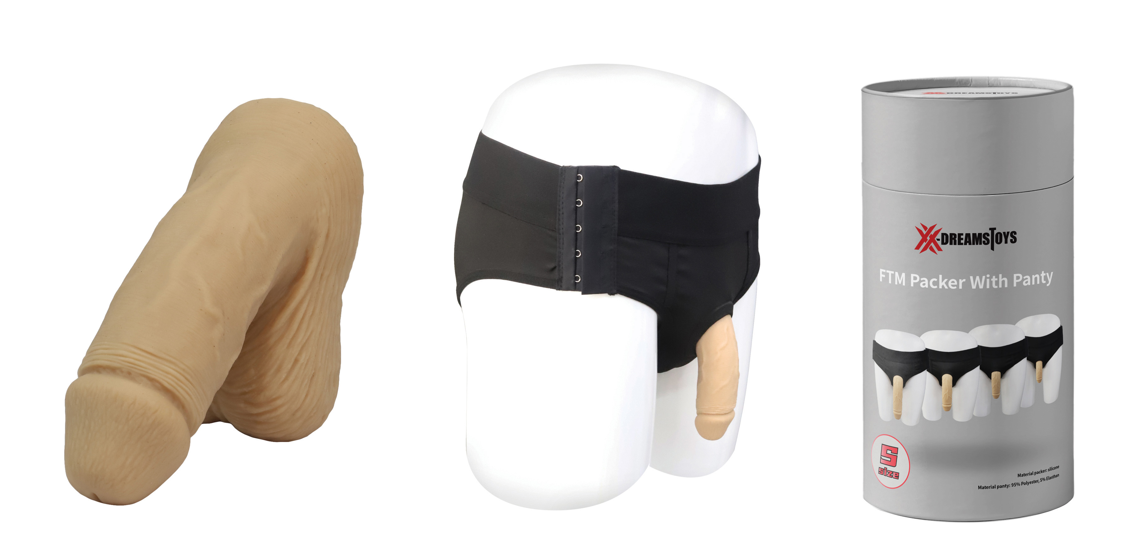 XX-DREAMSTOYS FTM Packer with panty Size S*