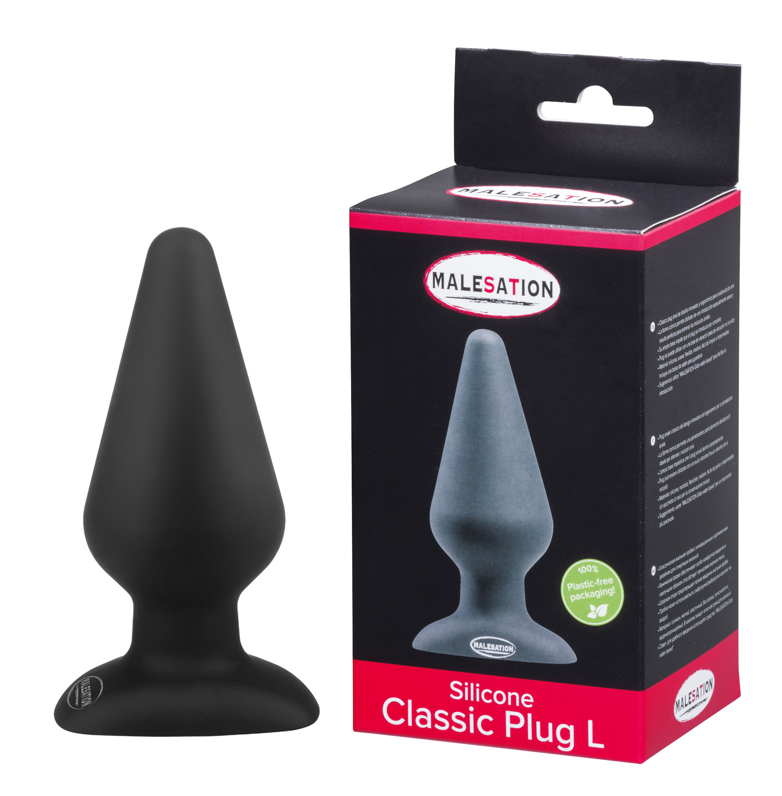 *MALESATION Silicone Classic Plug L