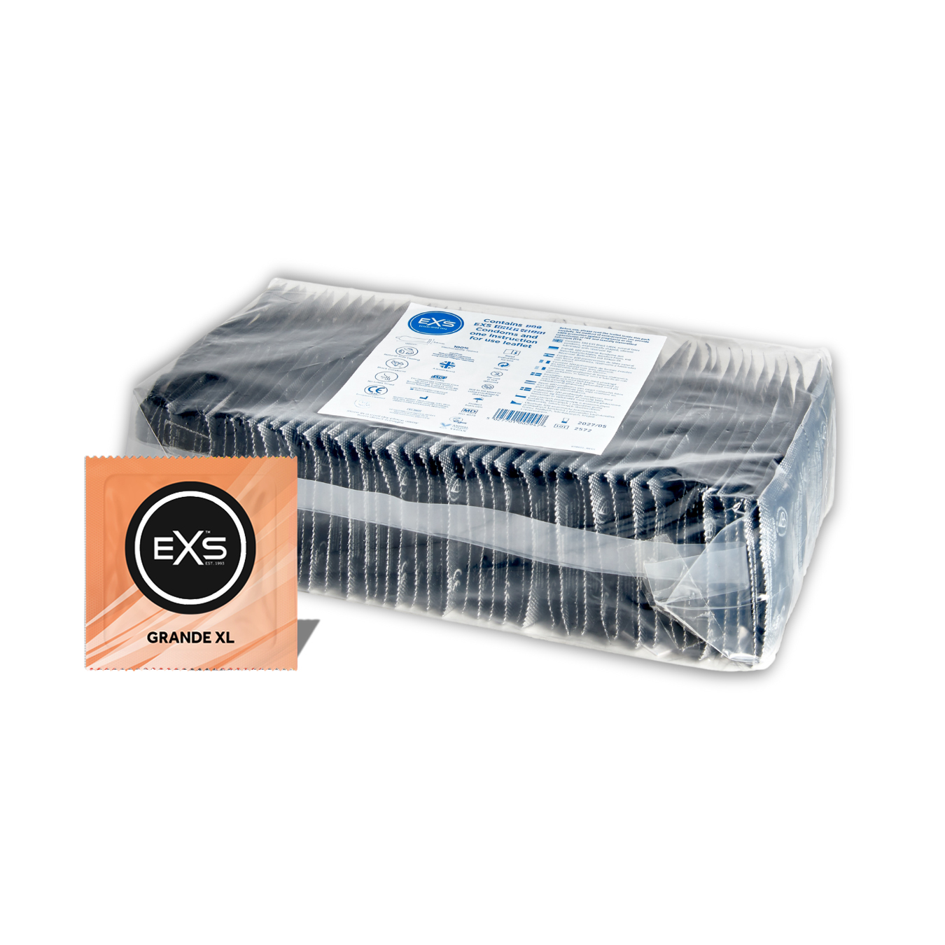 EXS Grande 64mm condoms (100pcs)