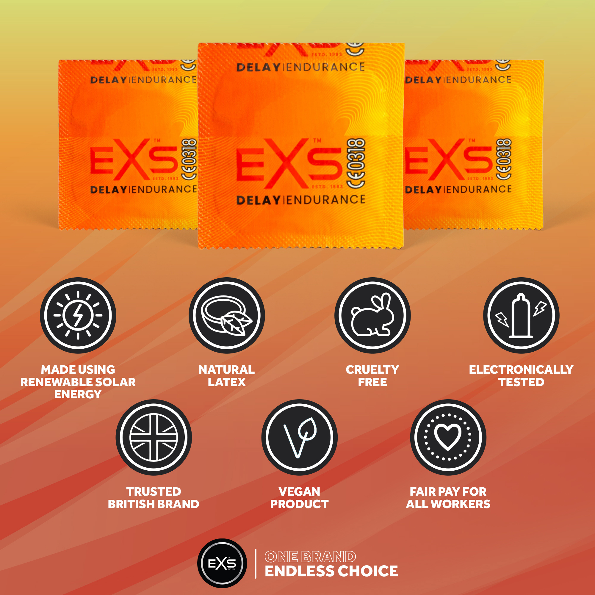 EXS Delay Endurance condoms (48pcs)