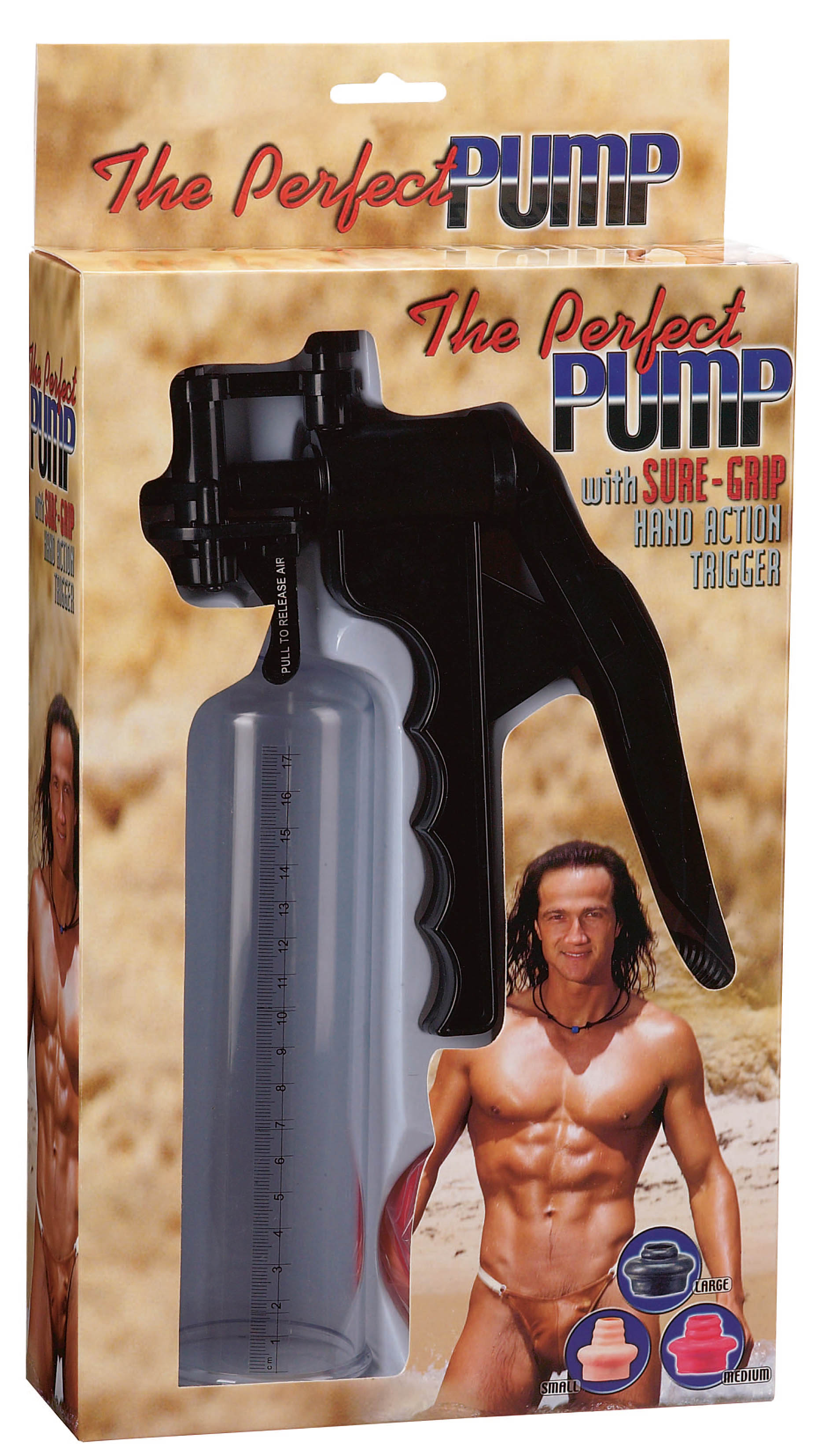 *The Perfect Pump m. 3 farb. Manschetten
