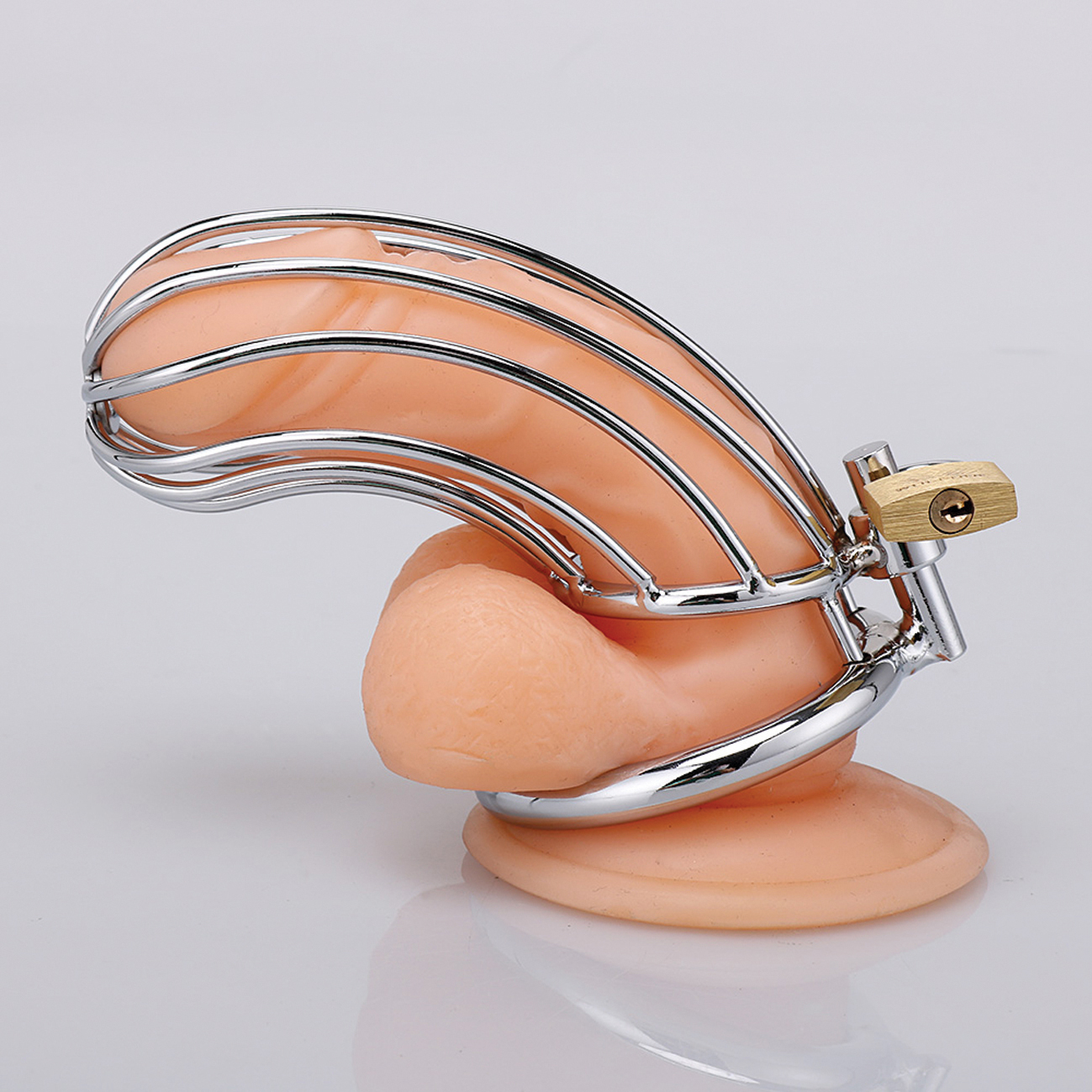 XX-DREAMSTOYS Metal Cock Cage Banana Shape*