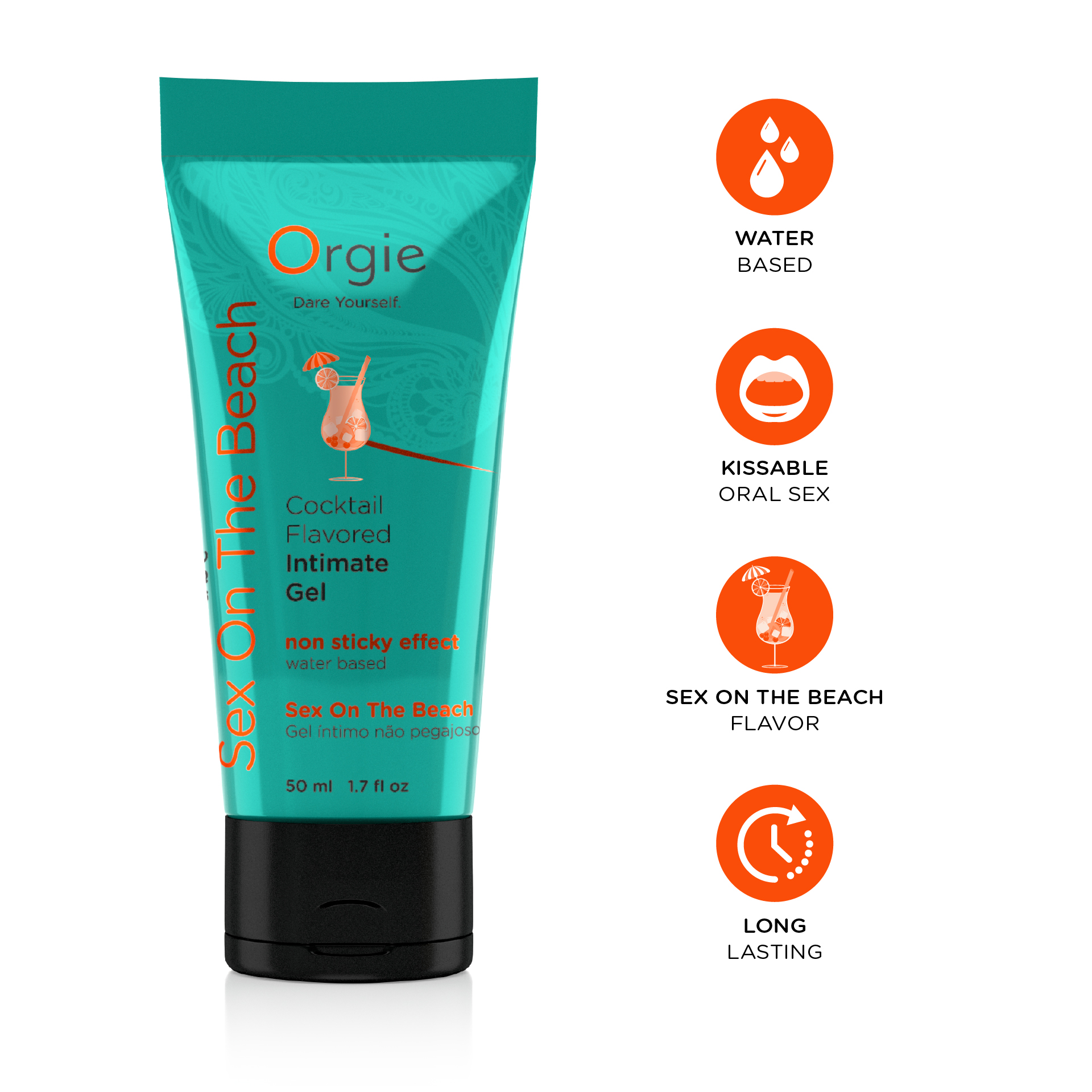 ORGIE Lube Tube Cocktail Sex on the Beach 50ml