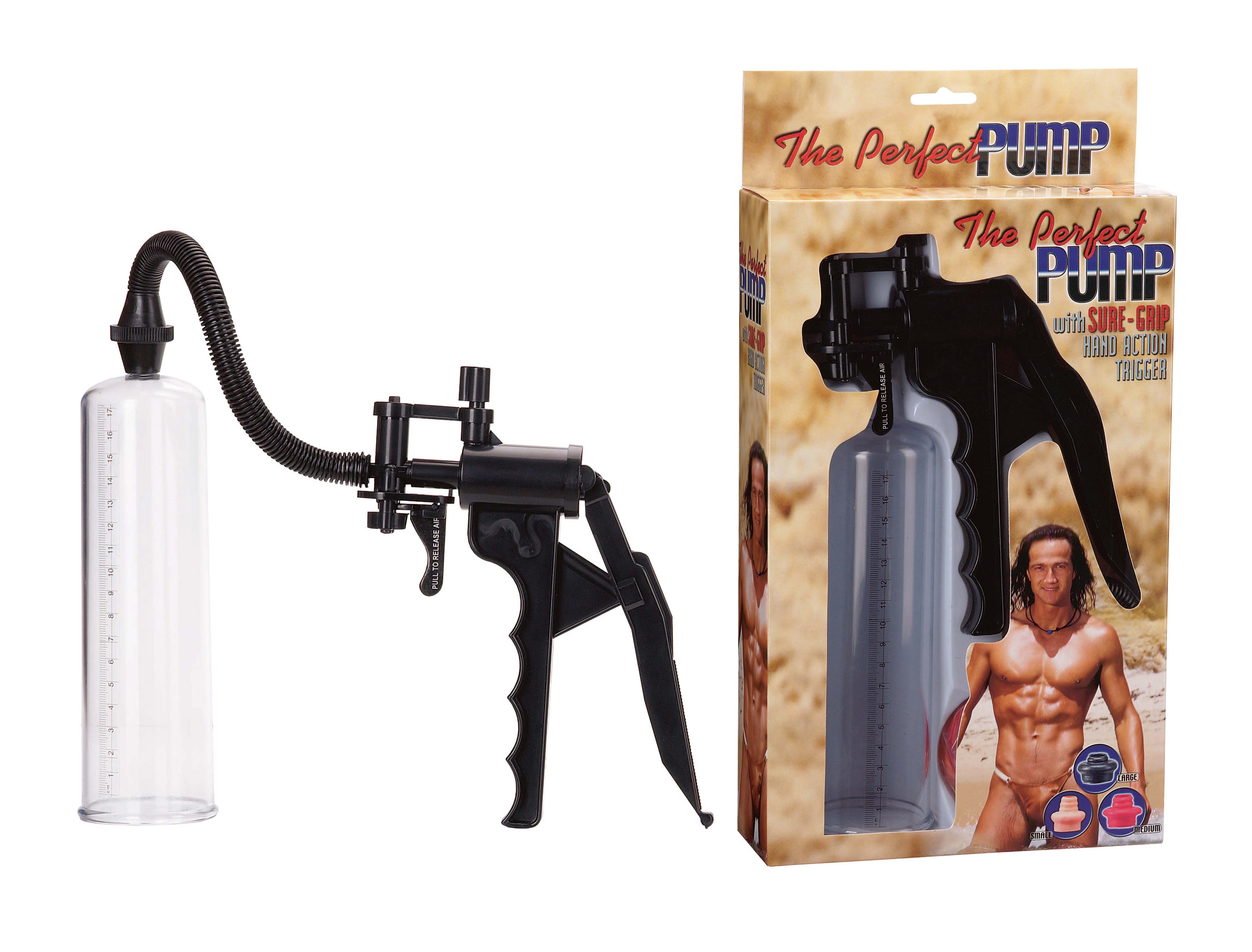 *The Perfect Pump m. 3 farb. Manschetten