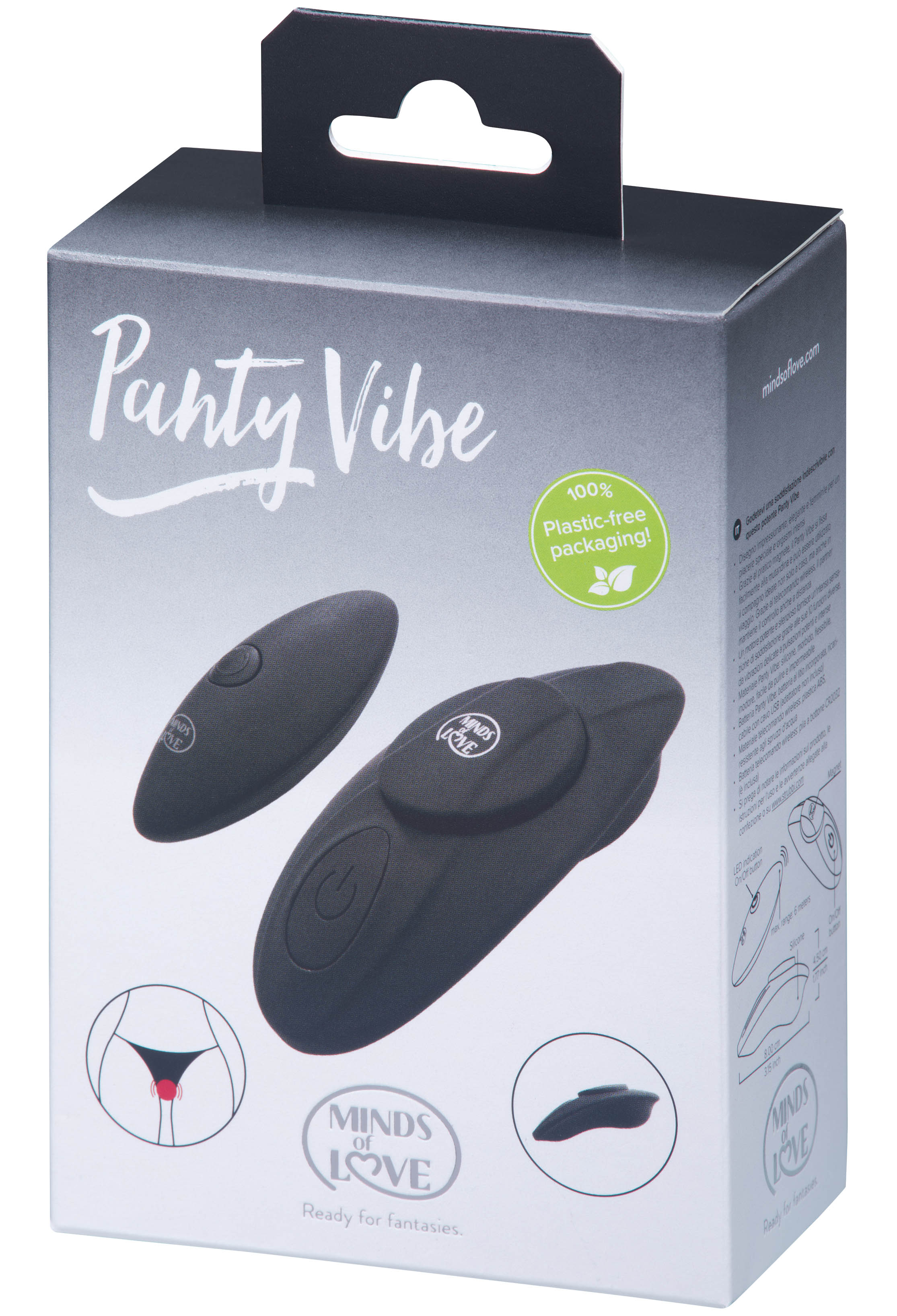 MINDS of LOVE Panty Vibe schwarz*