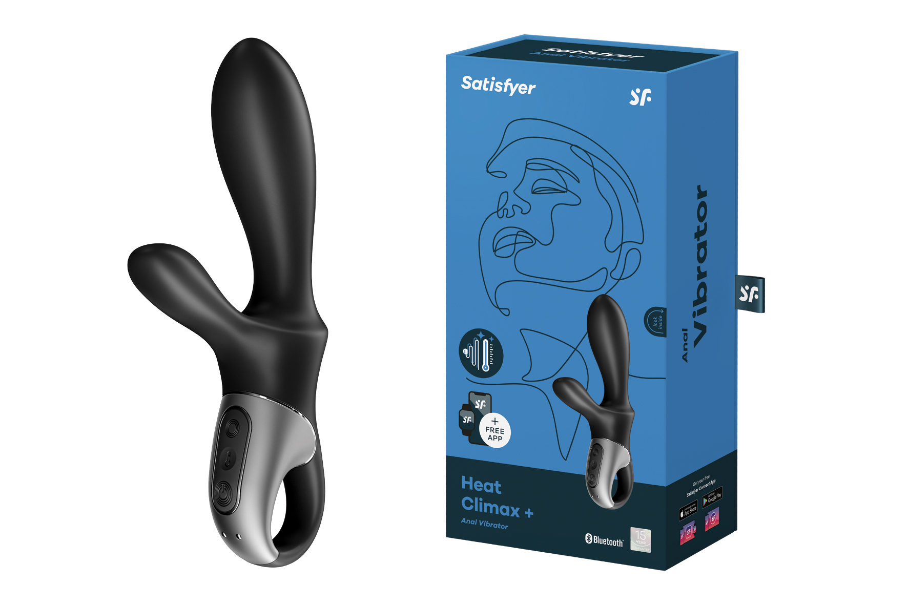 *SATISFYER Heat Climax + Vibrator black