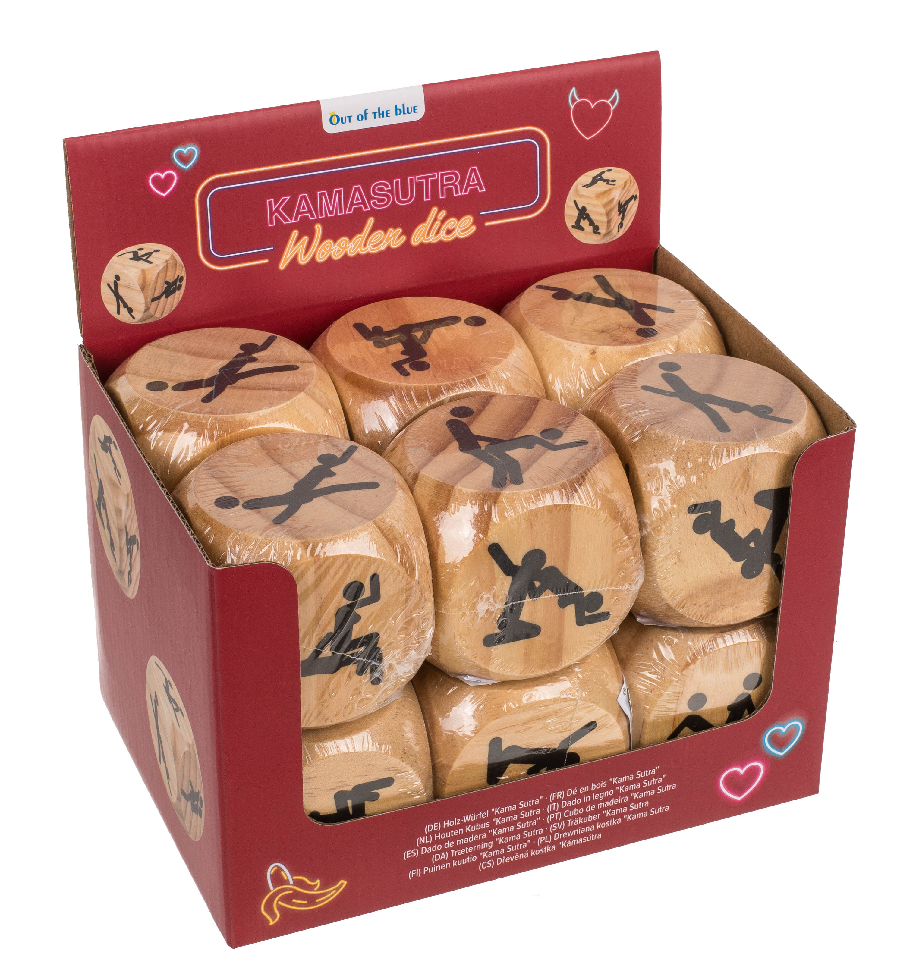 Kamasutra-Holz-Würfel (6x6cm)*