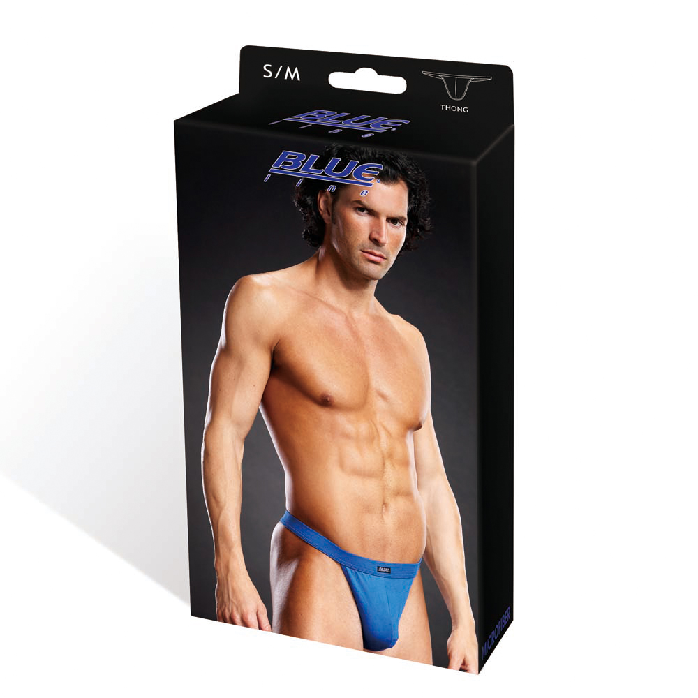 BLUE LINE Performance Microfiber Thong blue S/M*