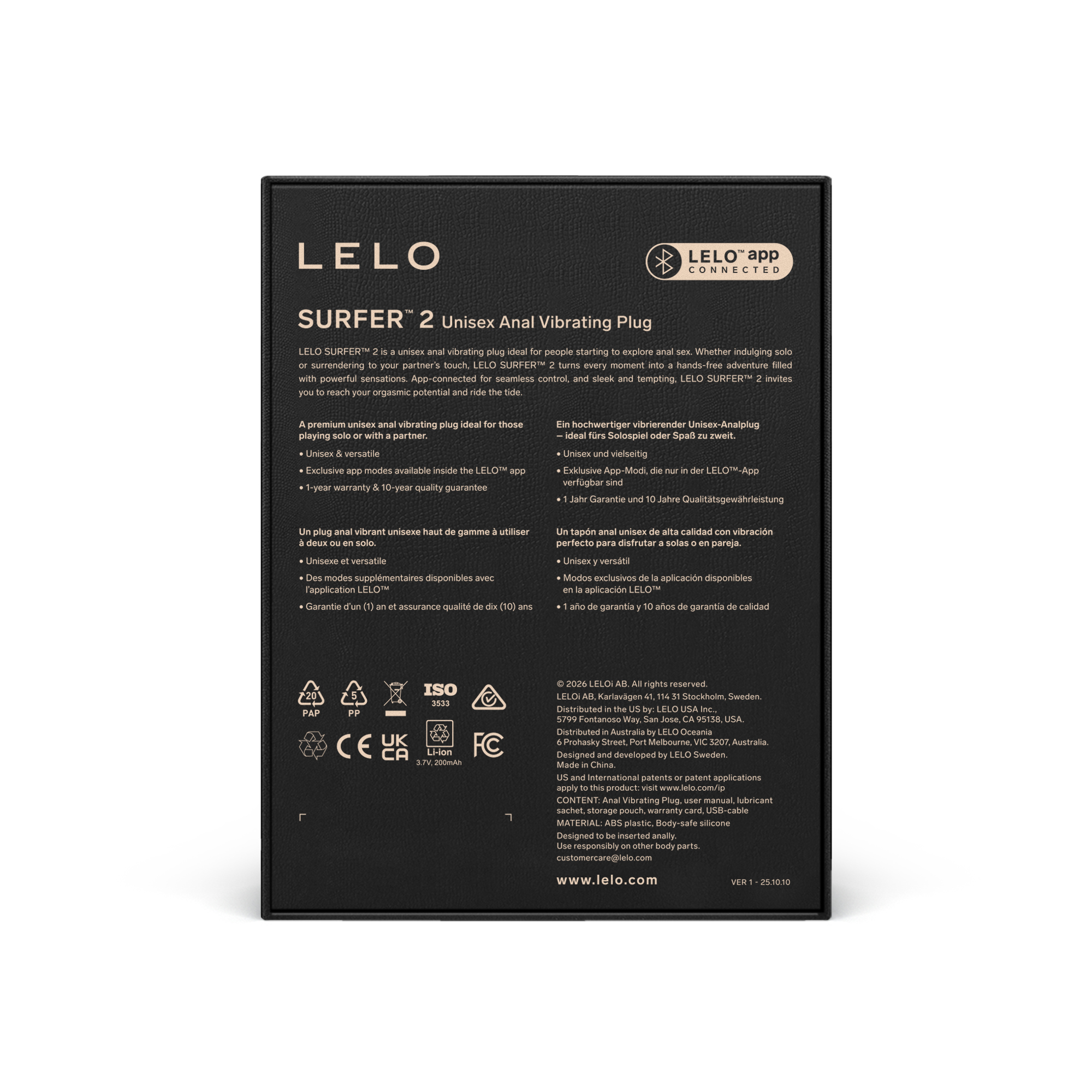LELO Surfer Cyber Purple