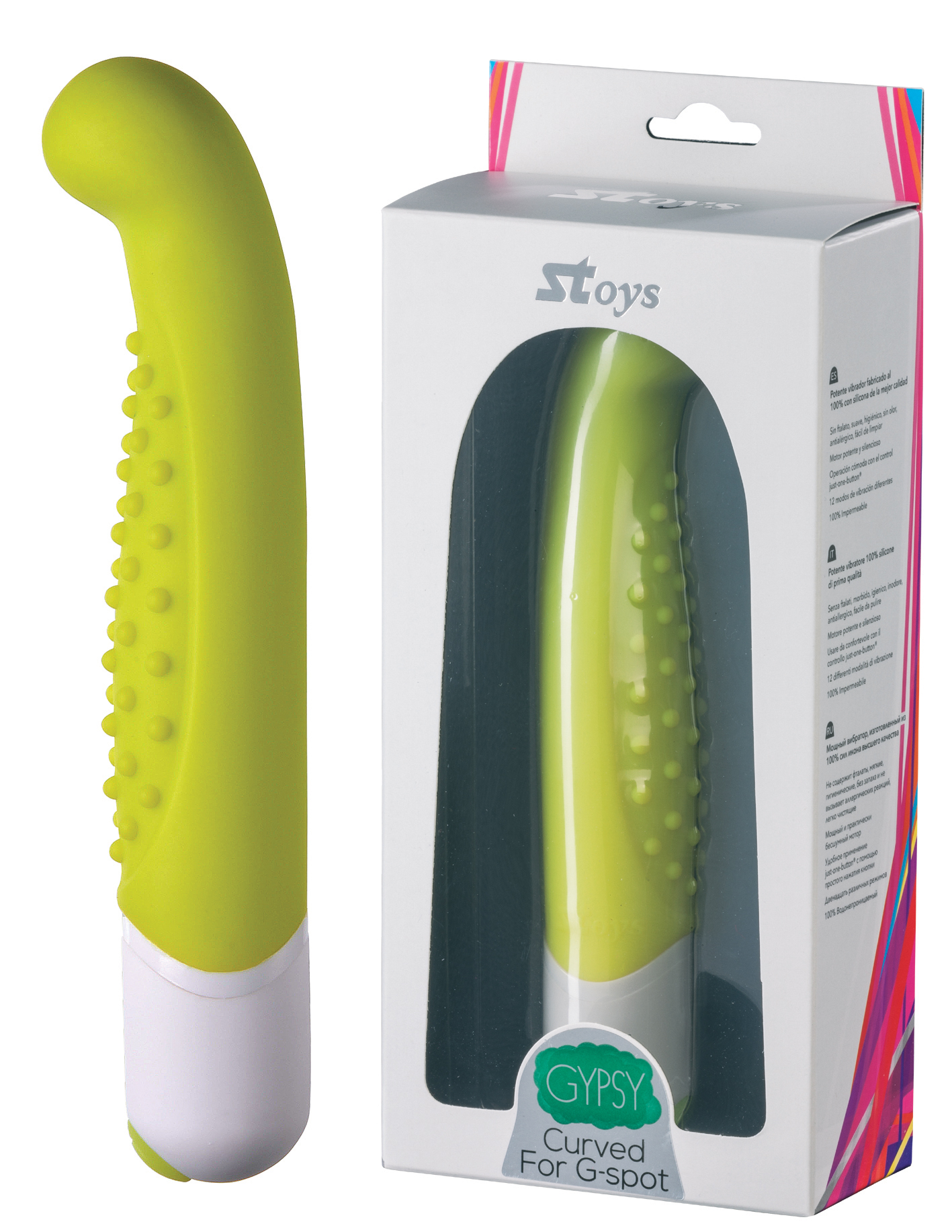 *SToys Gypsy Silicone-Vibrator hell-grün