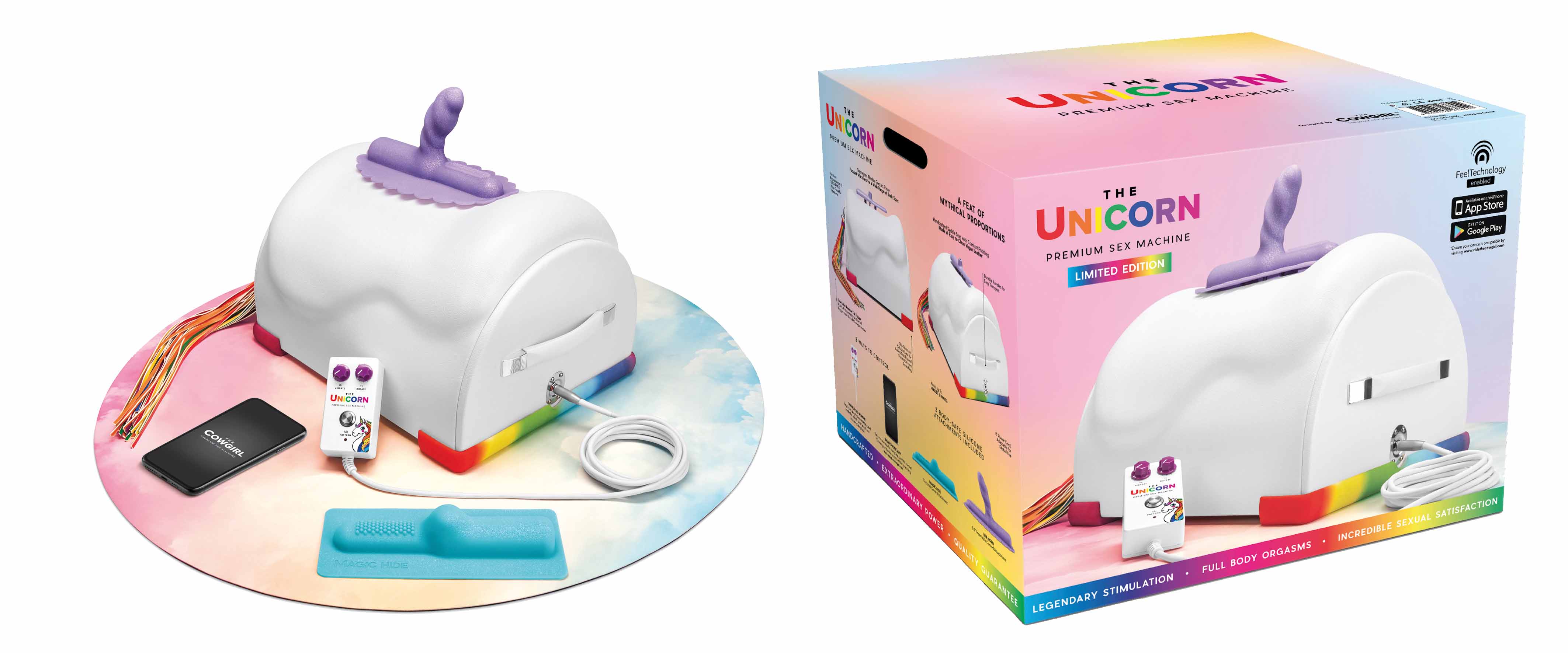 THE COWGIRL Premium Sex-Machine Unicorn