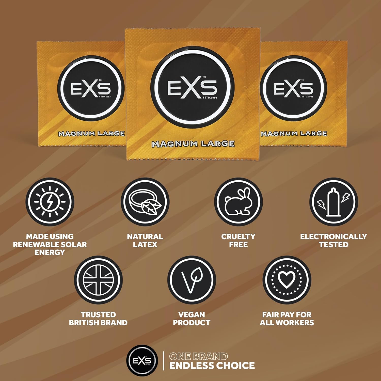EXS Magnum 60mm condoms (12pcs)