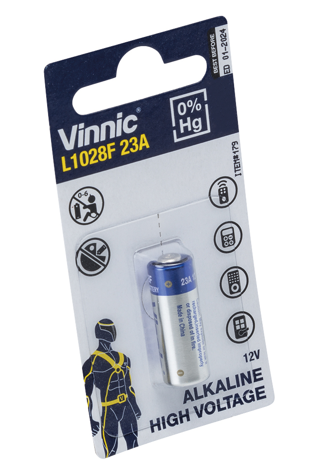 *Batterie VINNIC Micro A 23 (1er Blist. VE)