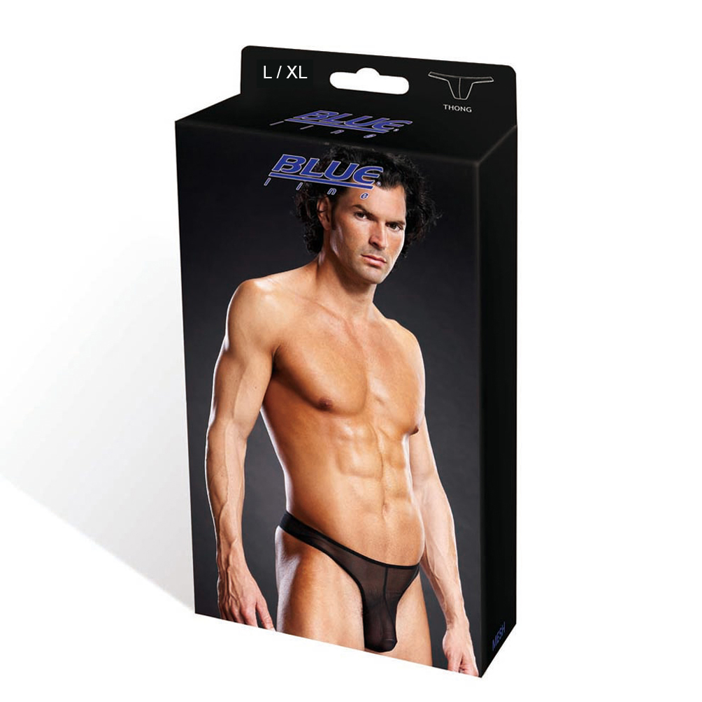 BLUE LINE Pro-Mesh Thong schwarz L/ XL*