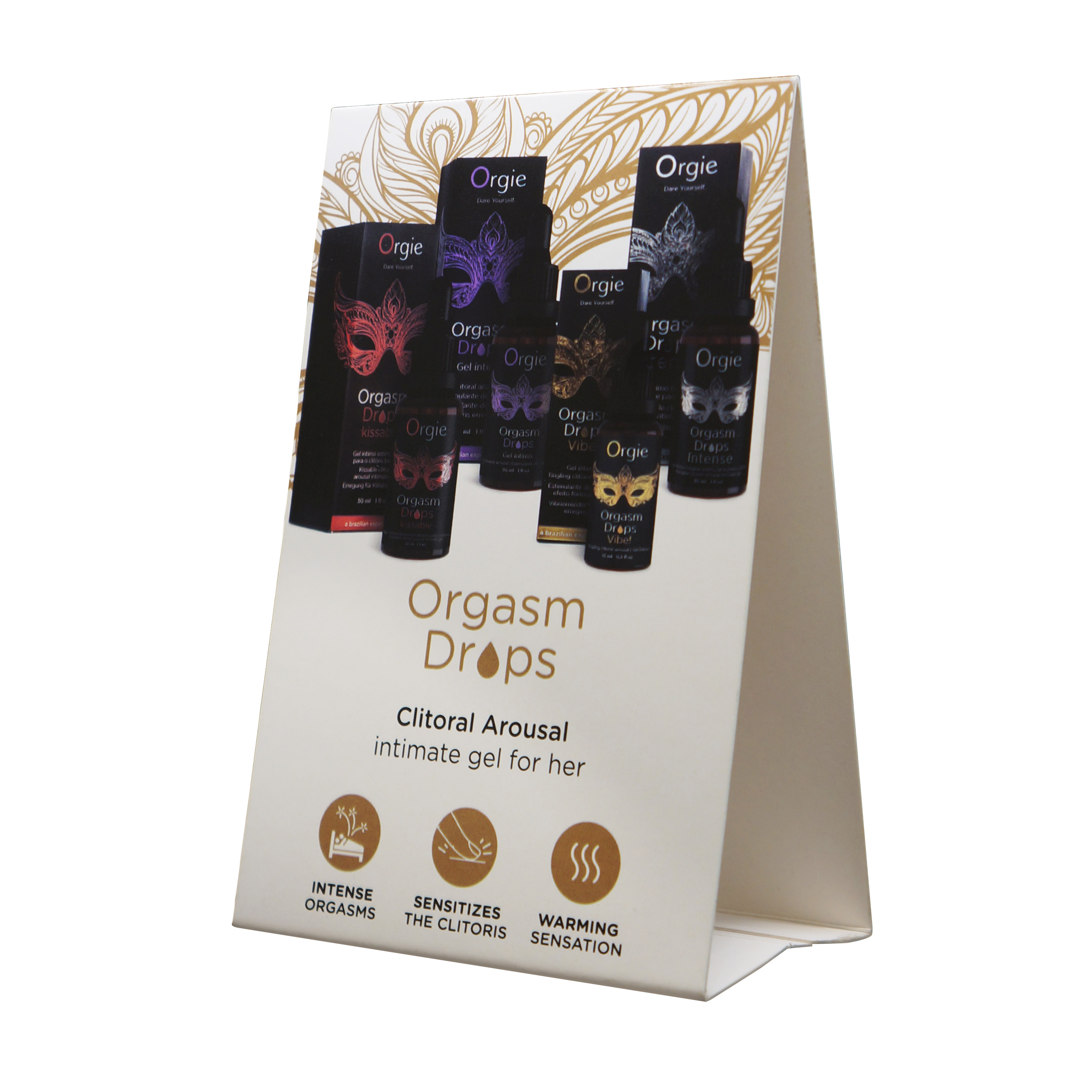 ORGIE Orgasm Drops-Touro XXXL/Counter Display
