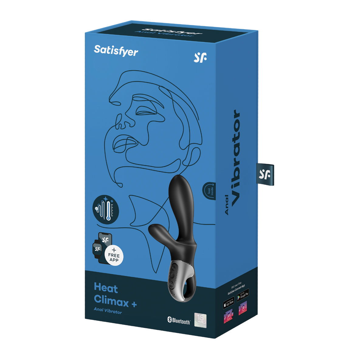 *SATISFYER Heat Climax + Vibrator black