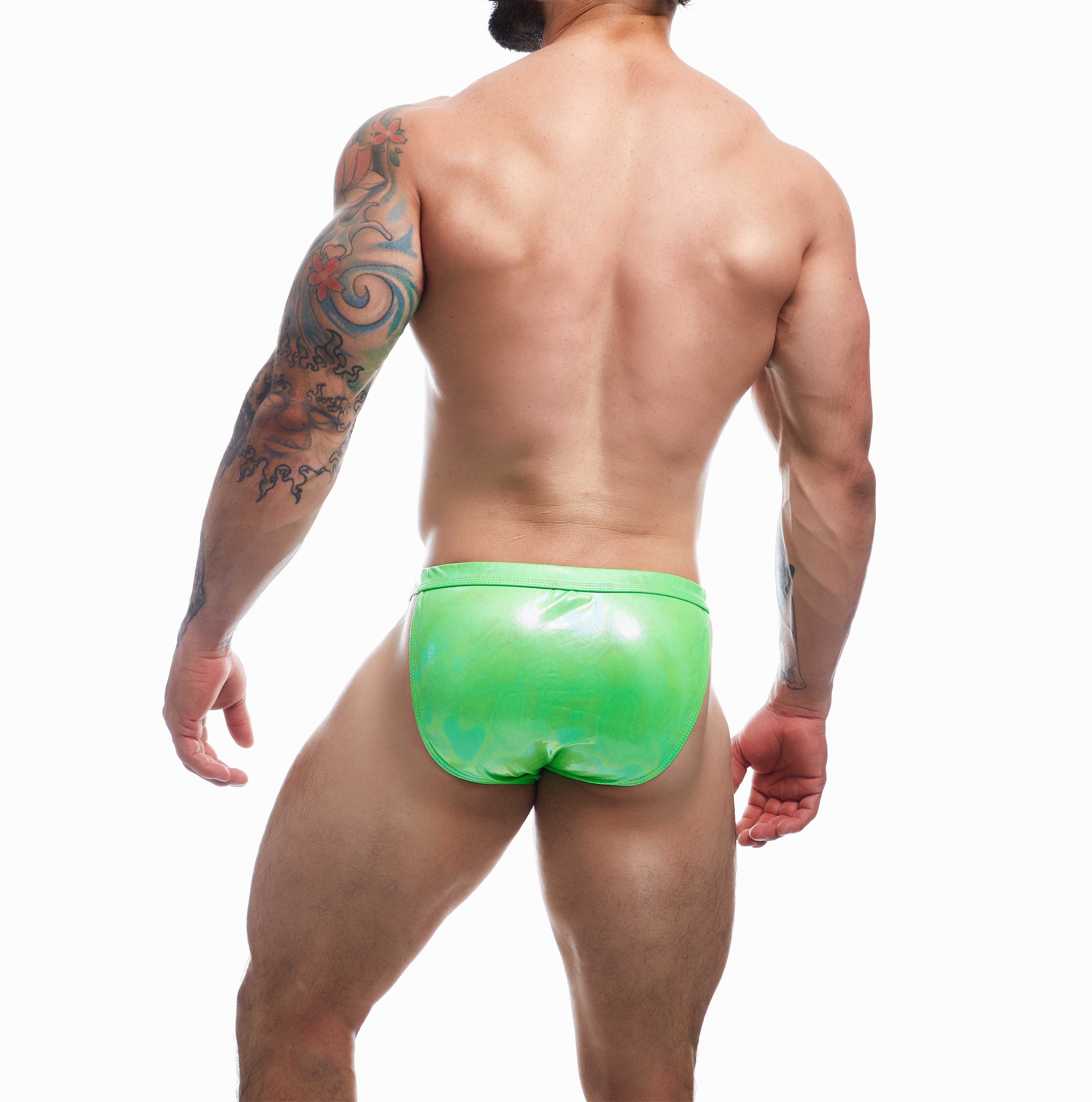 *C4M Emerald Clip Tanga Brief Green XL