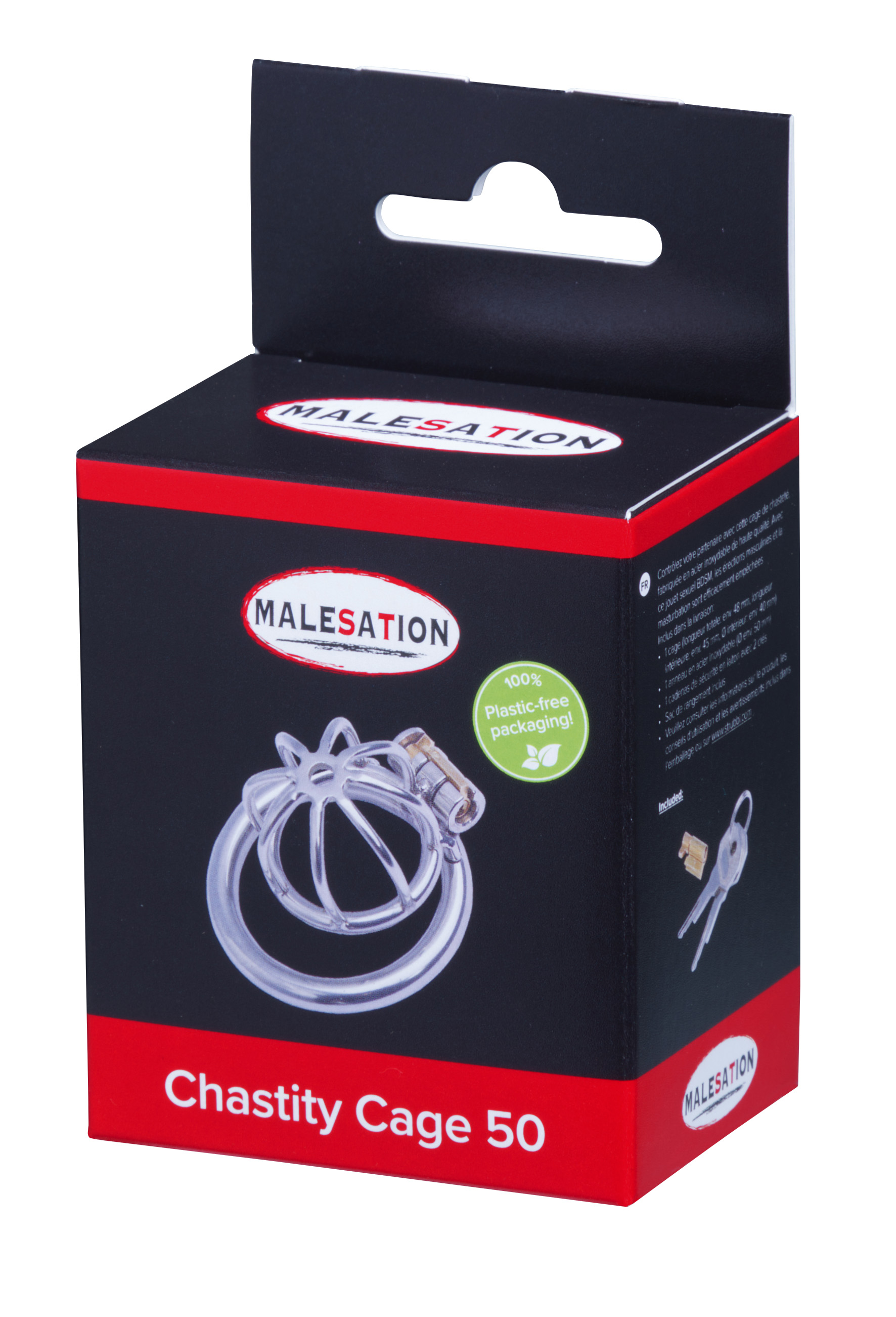 MALESATION Chastity Cage 50