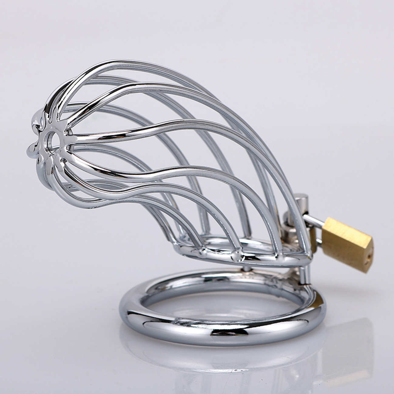 XX-DREAMSTOYS Metal Cock Cage Banana Shape*