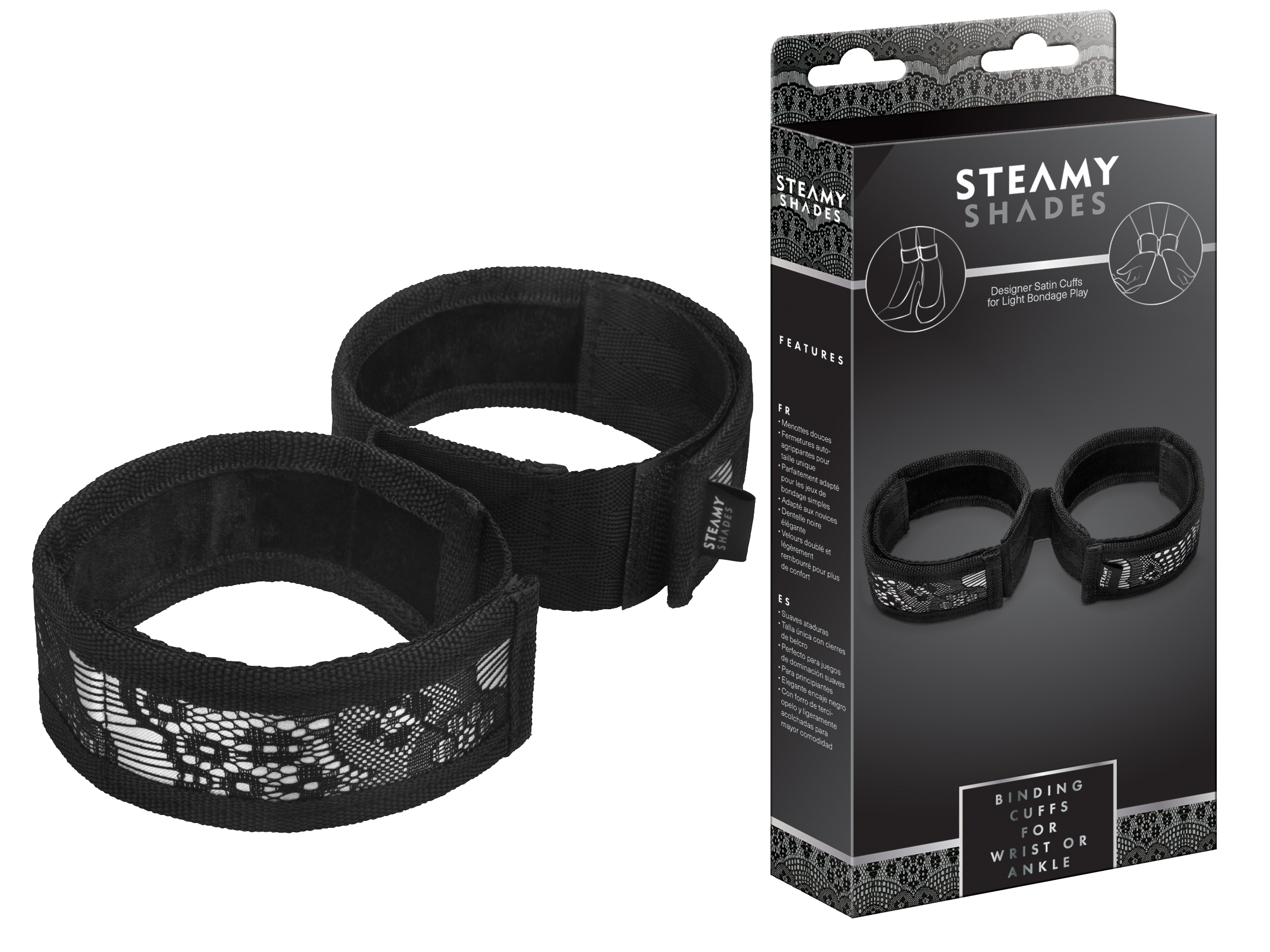 *STEAMY SHADES Binding Cuffs for Wrist or Ankle