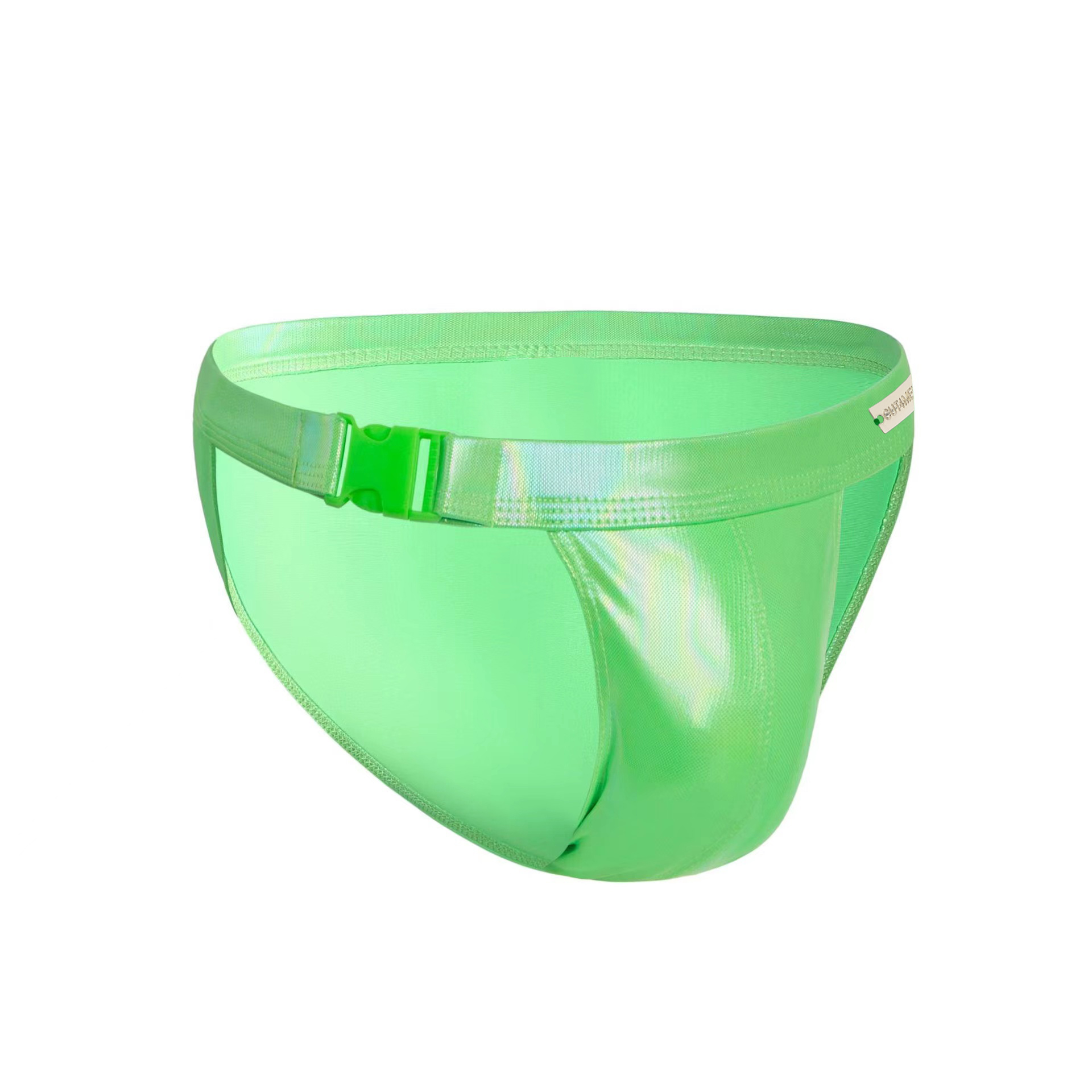 *C4M Emerald Clip Tanga Brief Green L