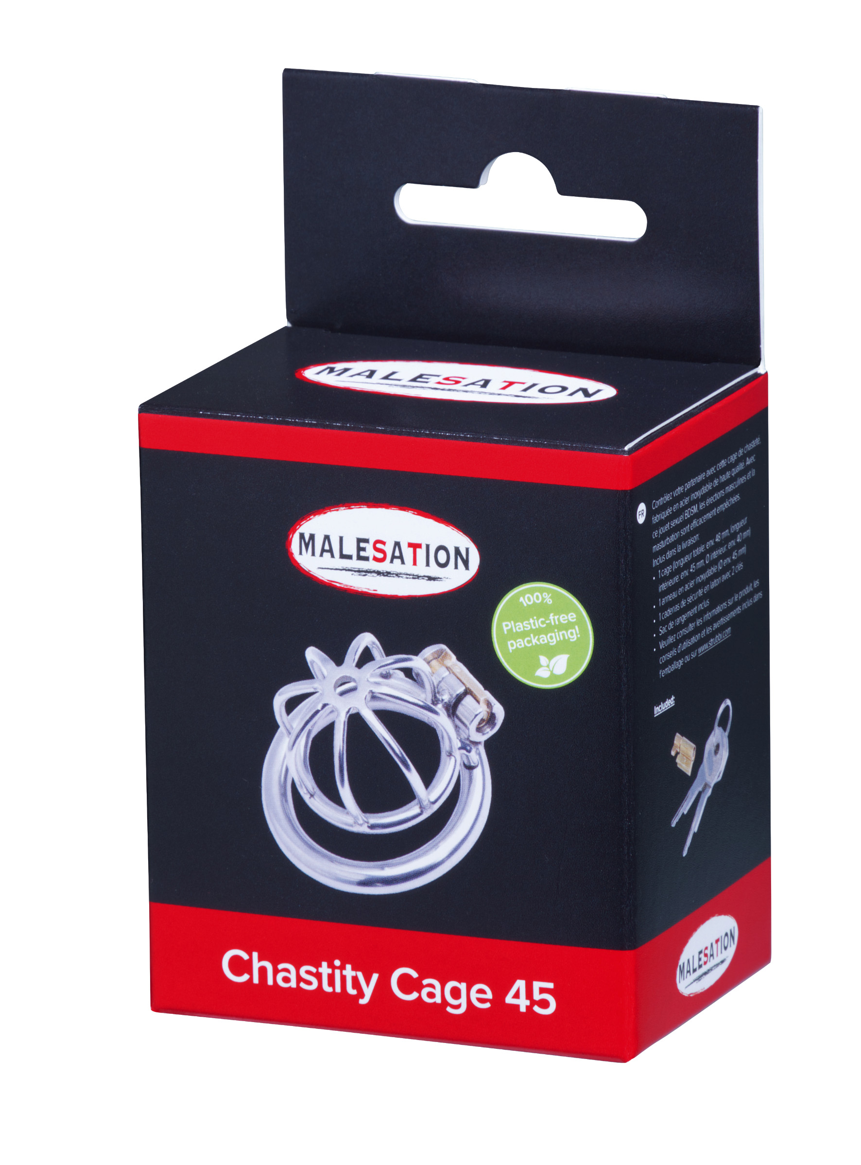 MALESATION Chastity Cage 45