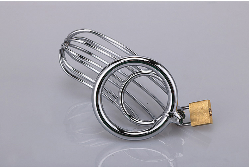 XX-DREAMSTOYS Metal Cock Cage Banana Shape*
