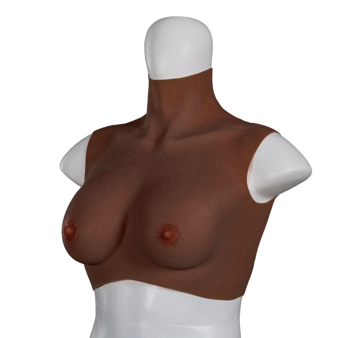 XX-DREAMSTOYS Ultra Realistic Breast Form black Size S (B-cup)*