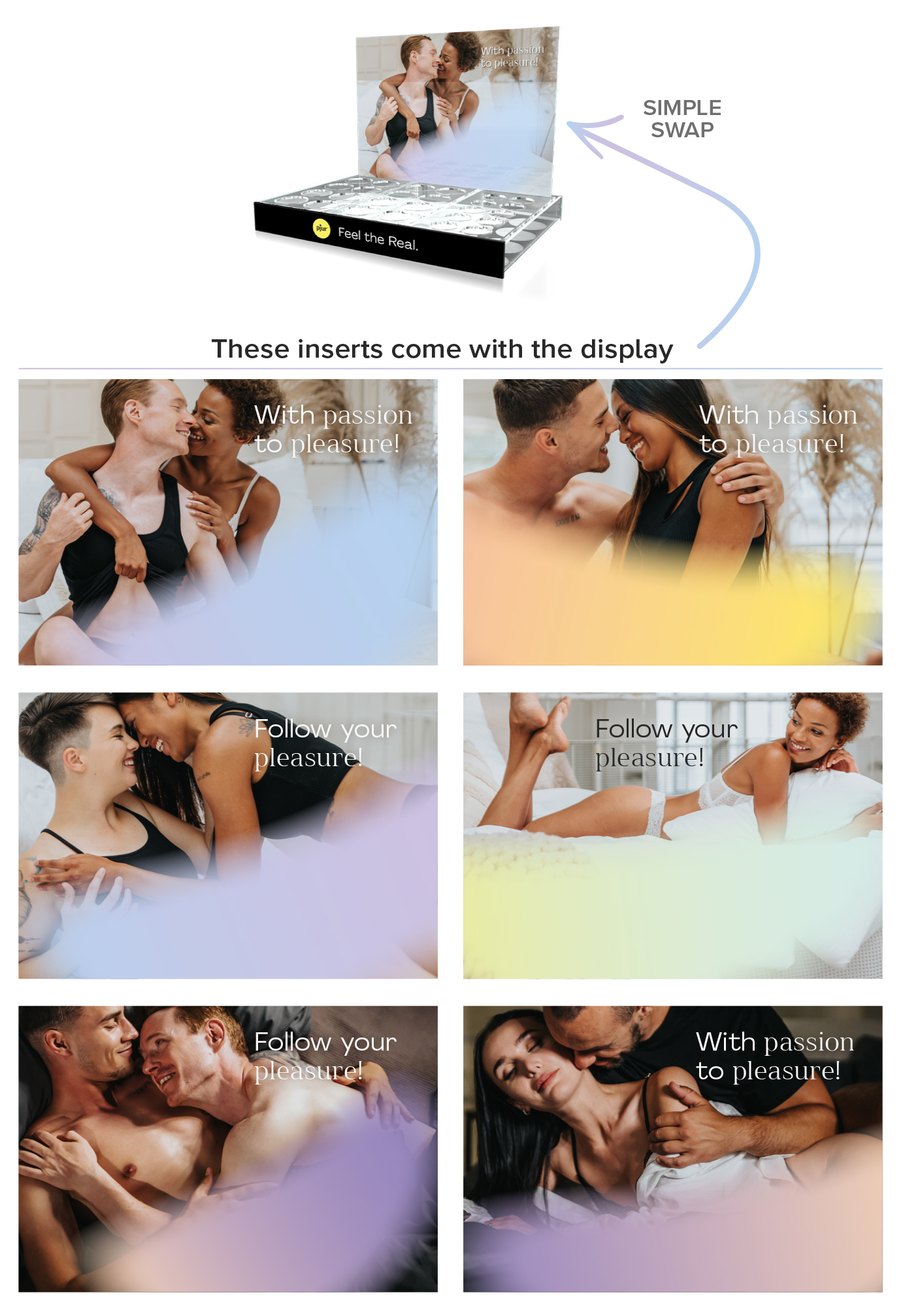 pjur Counterdisplay (Acrylic Display) black