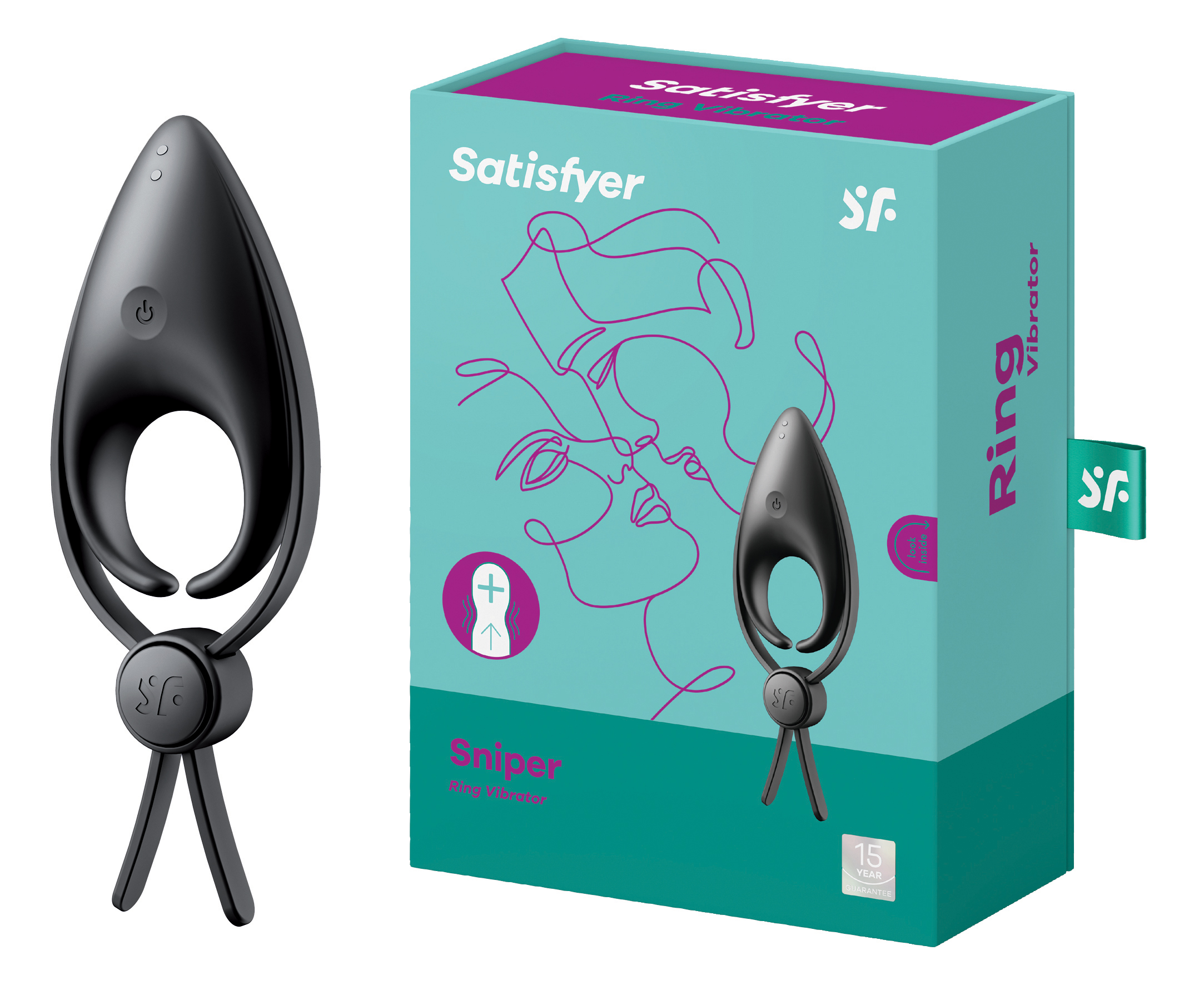 *SATISFYER Sniper Ring Vibrator black