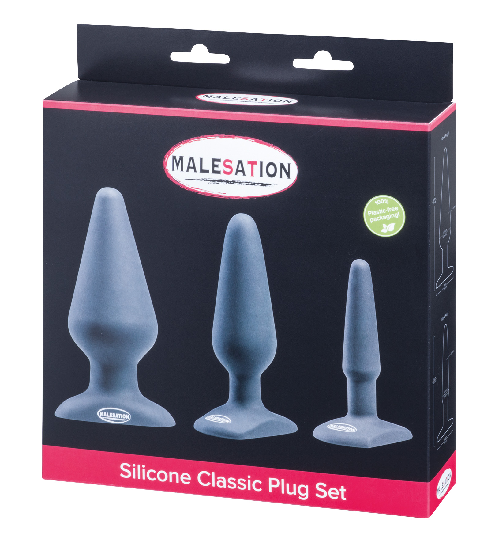 *MALESATION Silicone Classic Plug Set