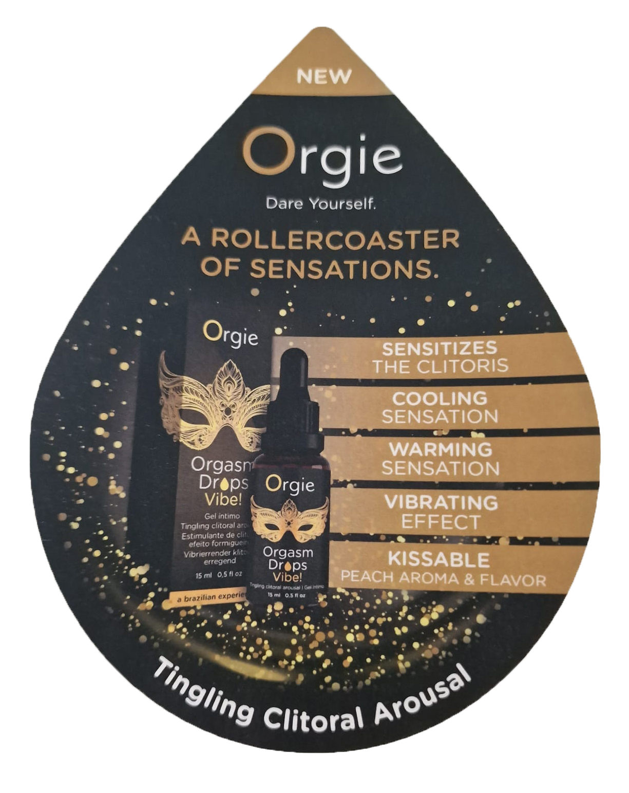 ORGIE Stopper Orgasm Drops Vibe!