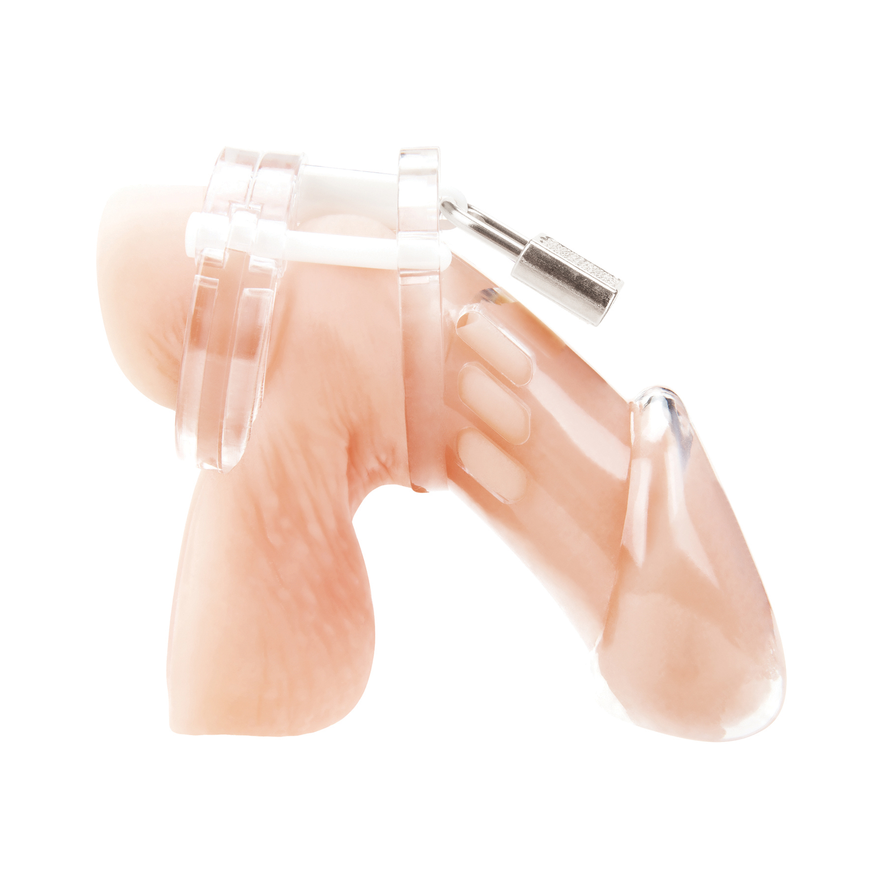 *BLUE LINE C&B GEAR Acrylic See-thru Chastity Cage