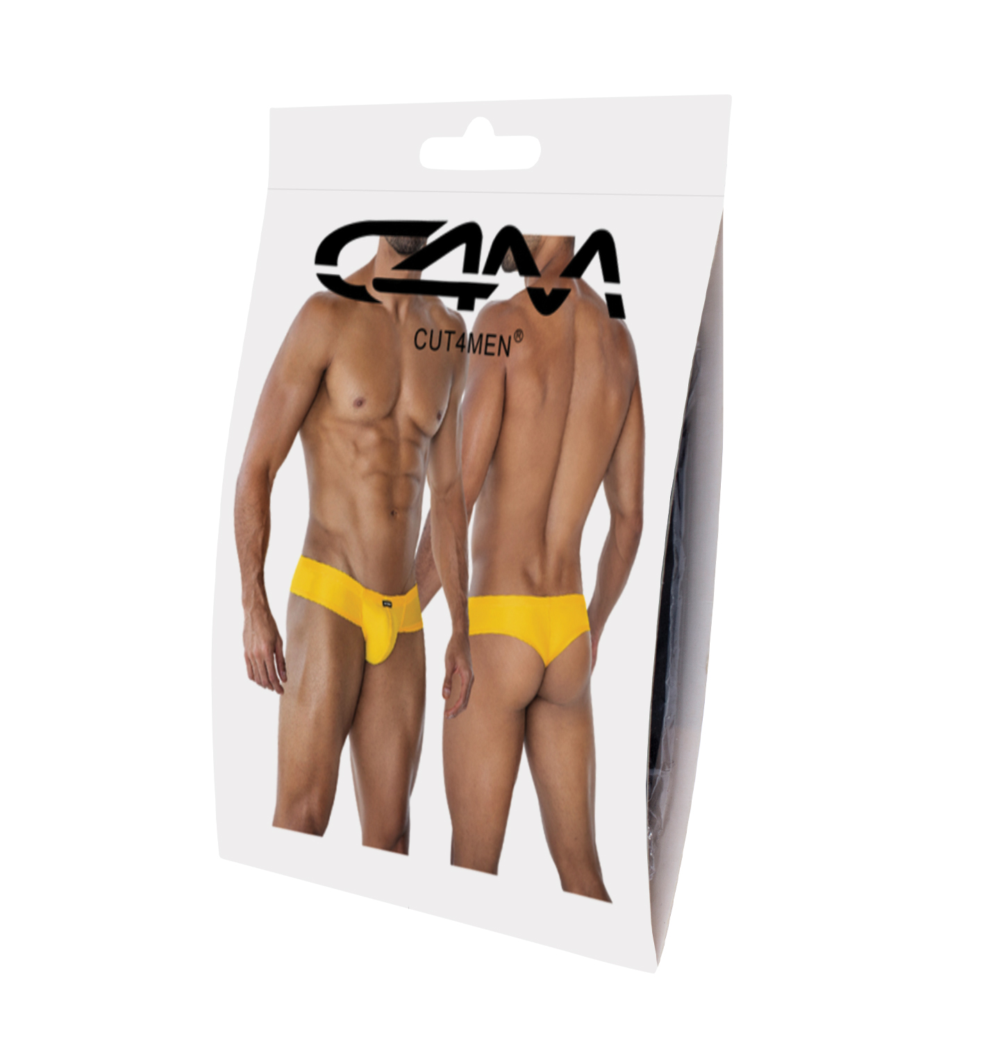 *C4M Cheeky Brief Bright Yellow XL