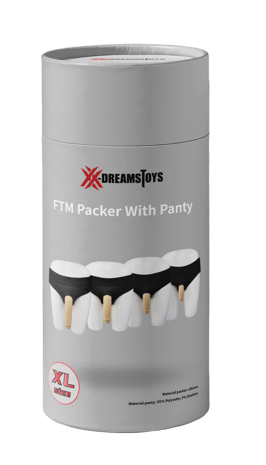 XX-DREAMSTOYS FTM Packer with panty Size XL*