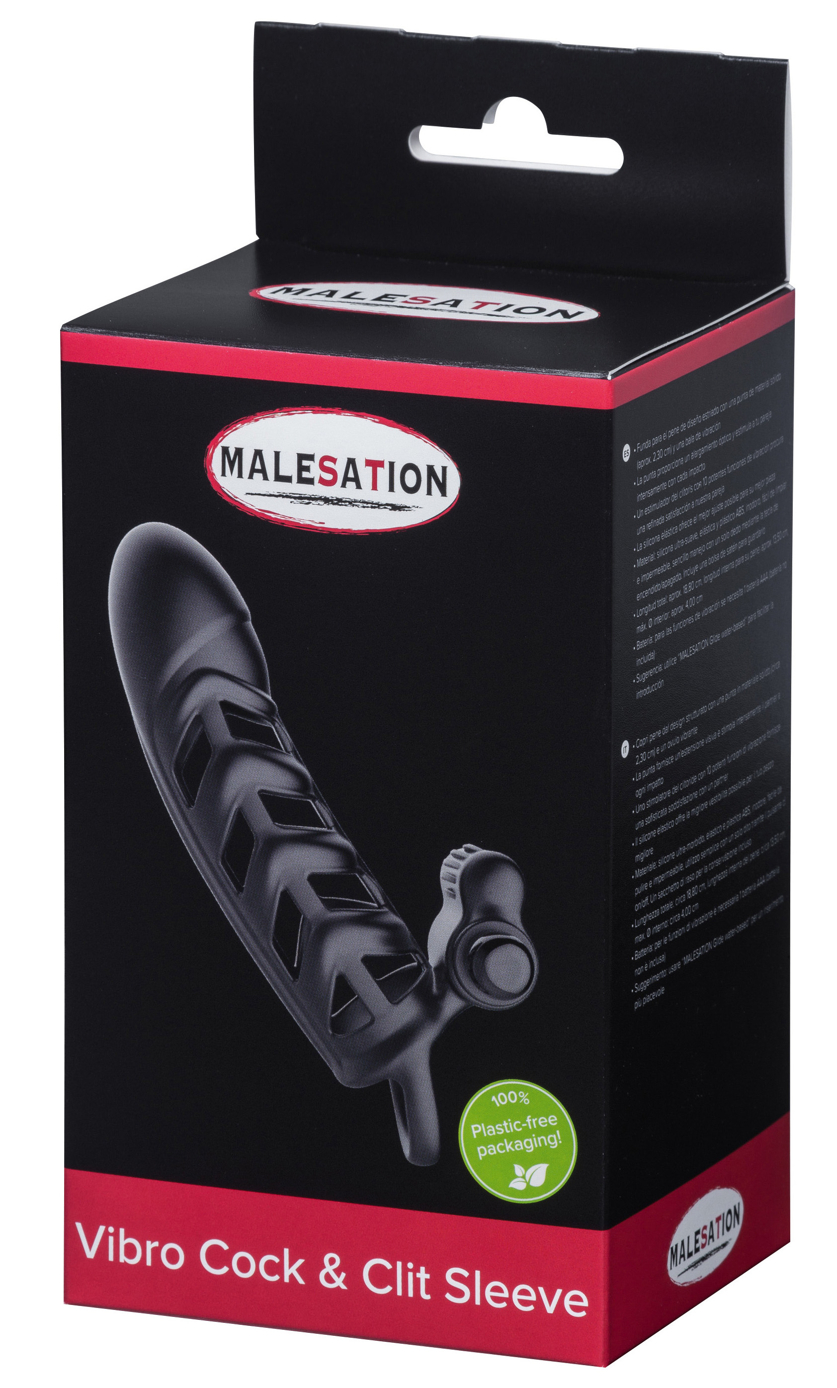 *MALESATION Vibro Cock & Clit Sleeve