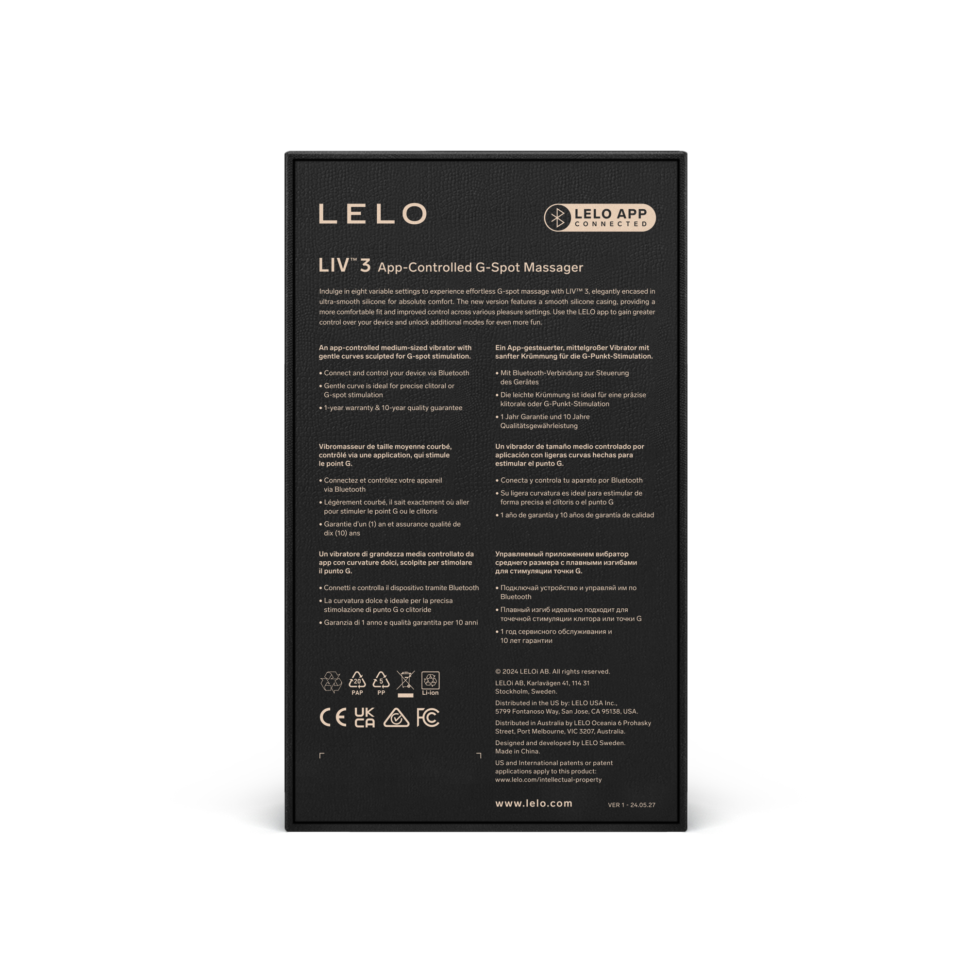 LELO Liv 3 Powder Blue