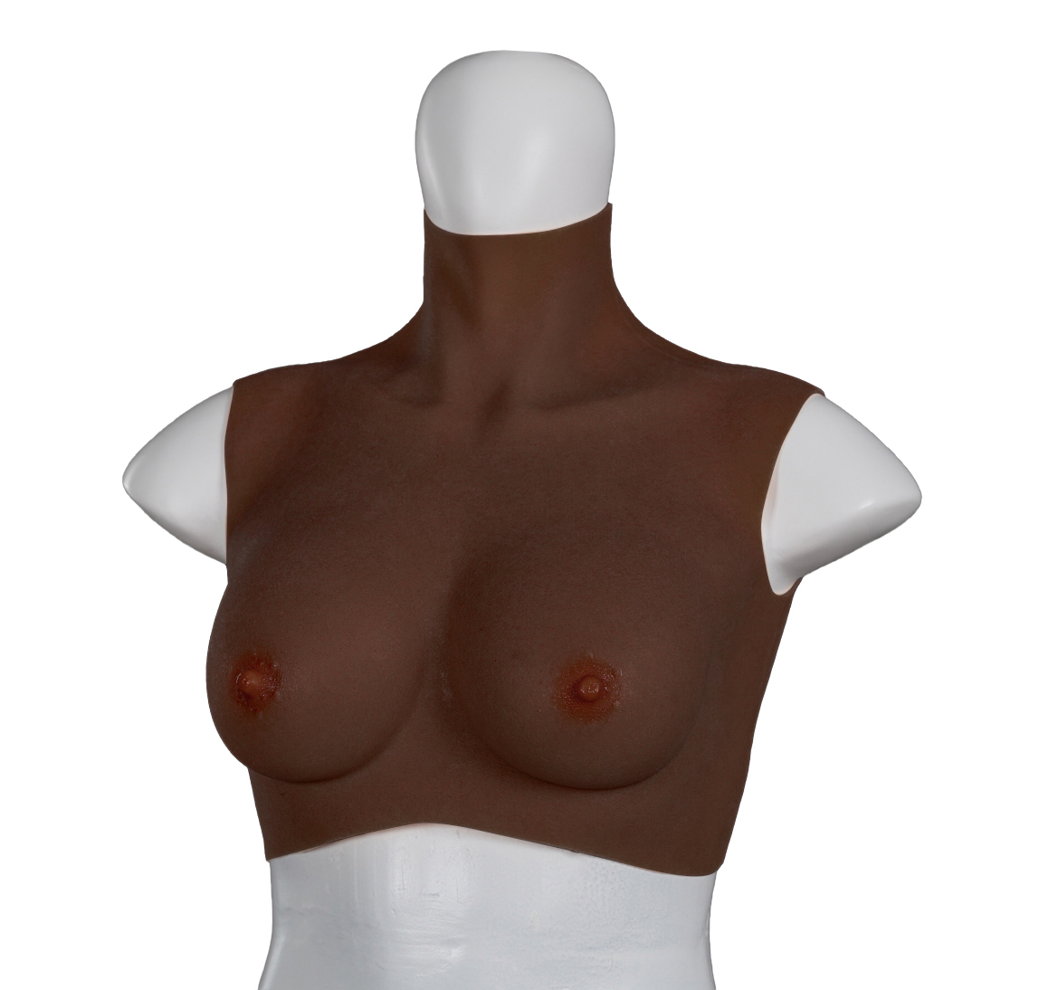 XX-DREAMSTOYS Ultra Realistic Breast Form black Size S (B-cup)*