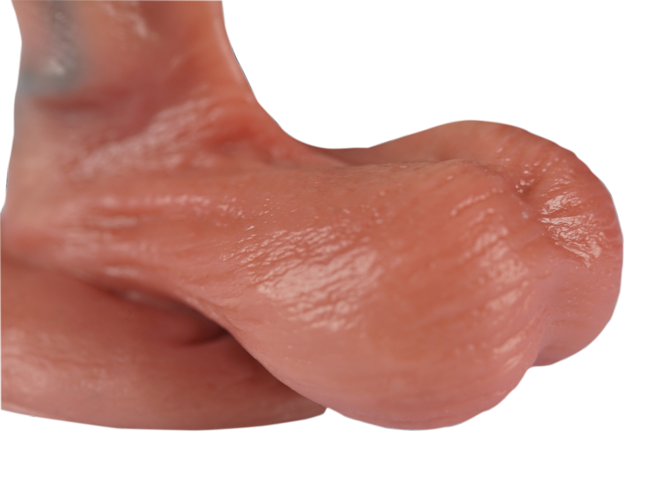 MALESATION Real Dildo with balls 13cm (mini)