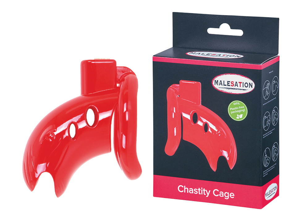 MALESATION Chastity Cage rot*