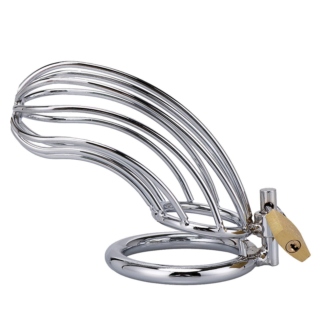 XX-DREAMSTOYS Metal Cock Cage Banana Shape*