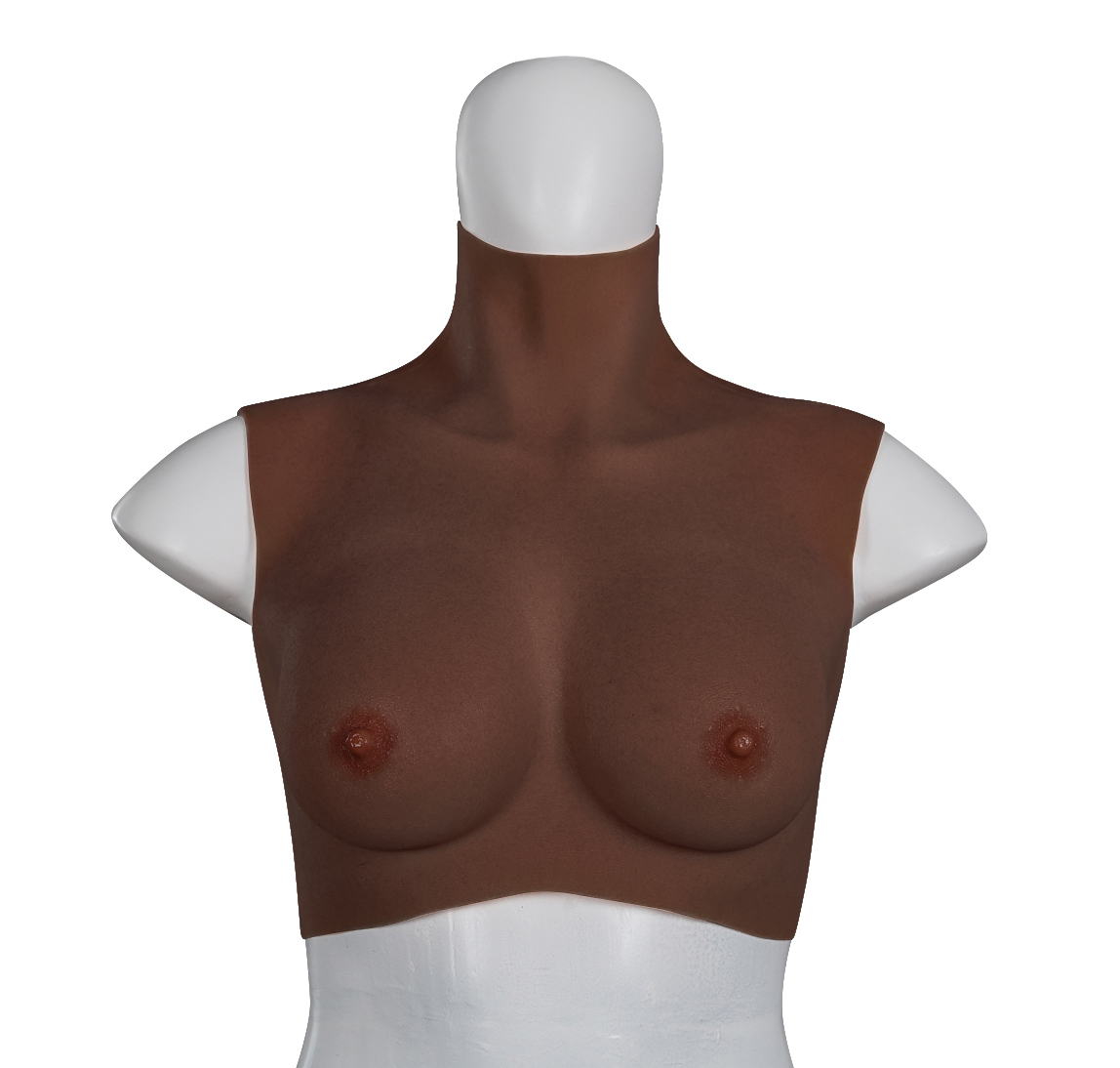 XX-DREAMSTOYS Ultra Realistic Breast Form black Size S (B-cup)*
