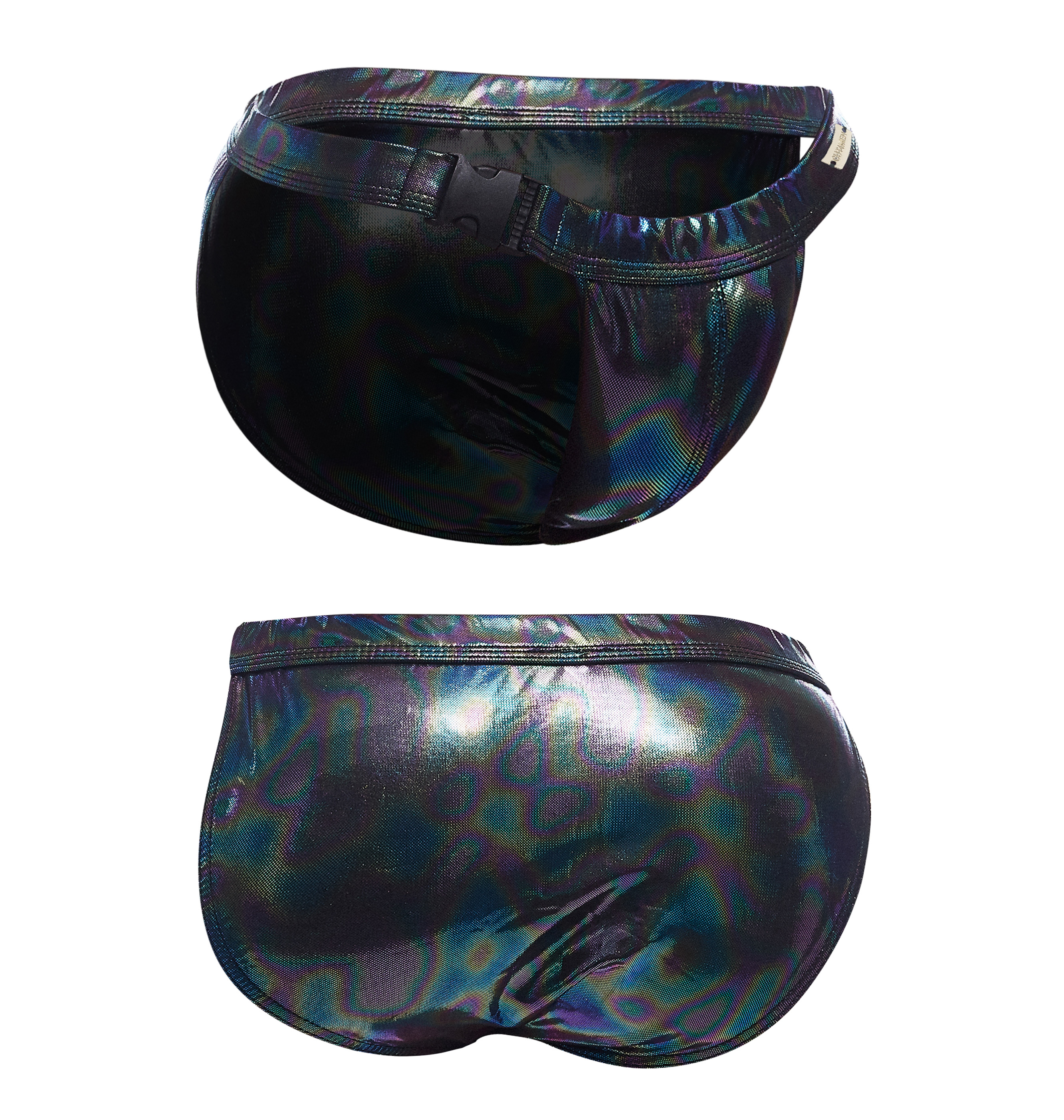 *C4M Emerald Clip Tanga Brief Black S